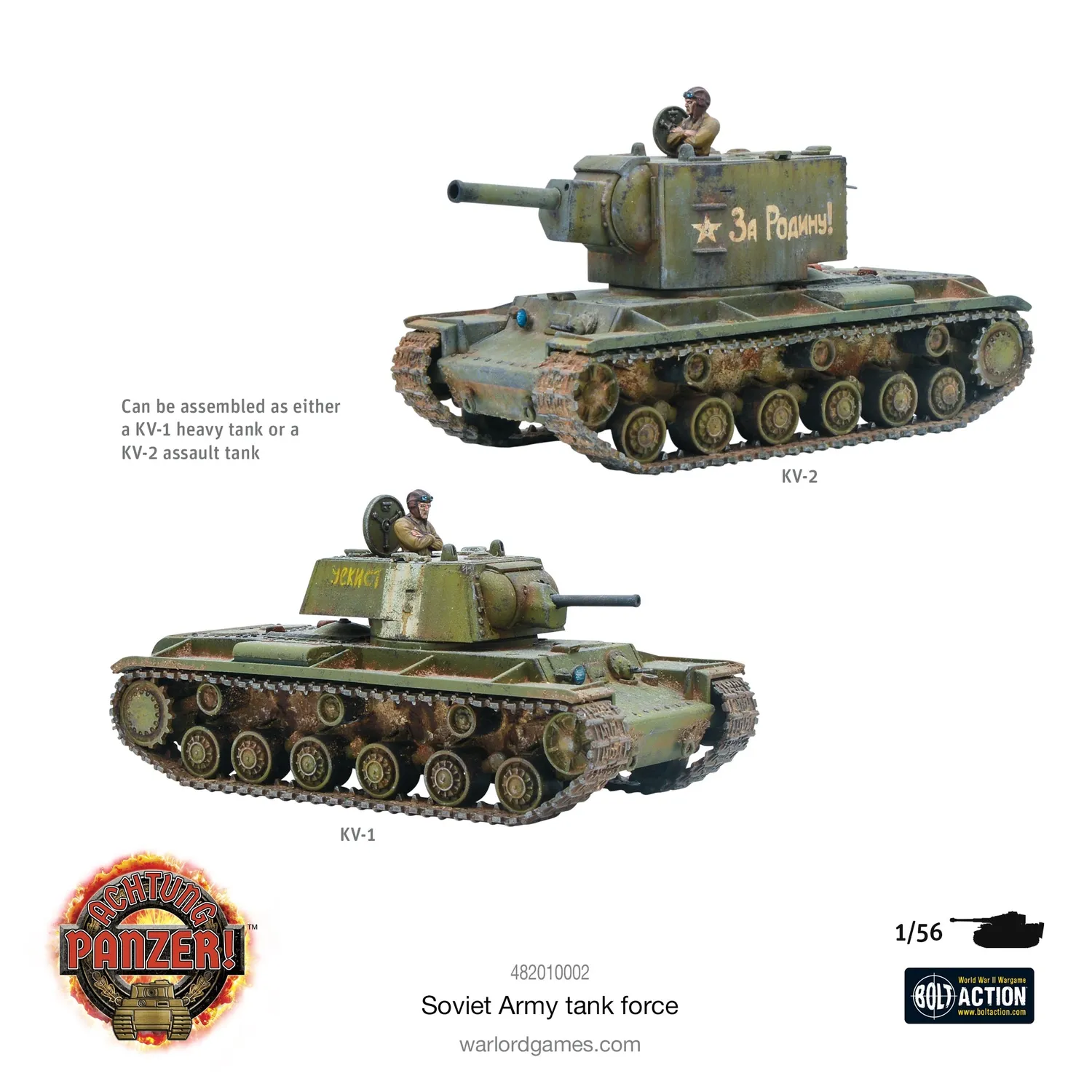 Warlord Games Achtung Panzer! Soviet Tank Force coffret chars 1/56
