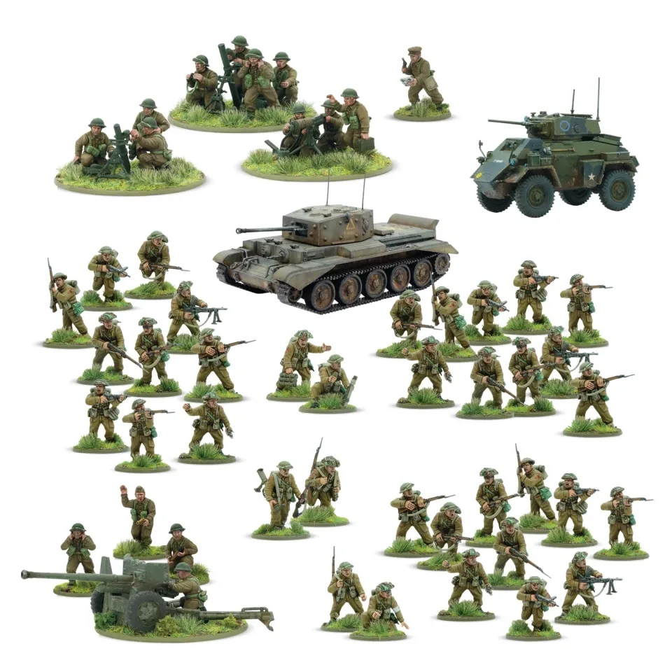 Bolt Action For King & Country armée de démarrage britannique canadienne plastique