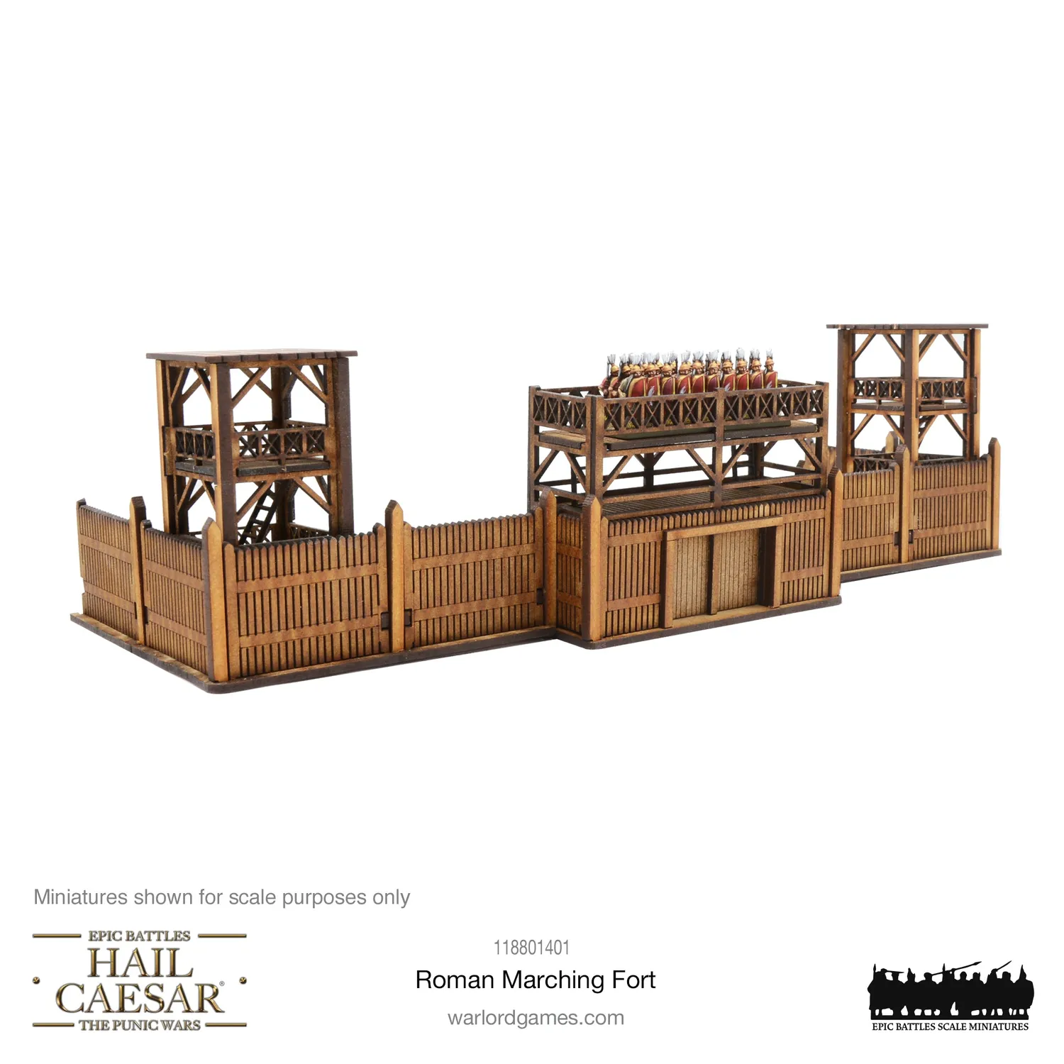 Bolt Action Hail Caesar Epic Battles Roman Marching Fort décor MDF