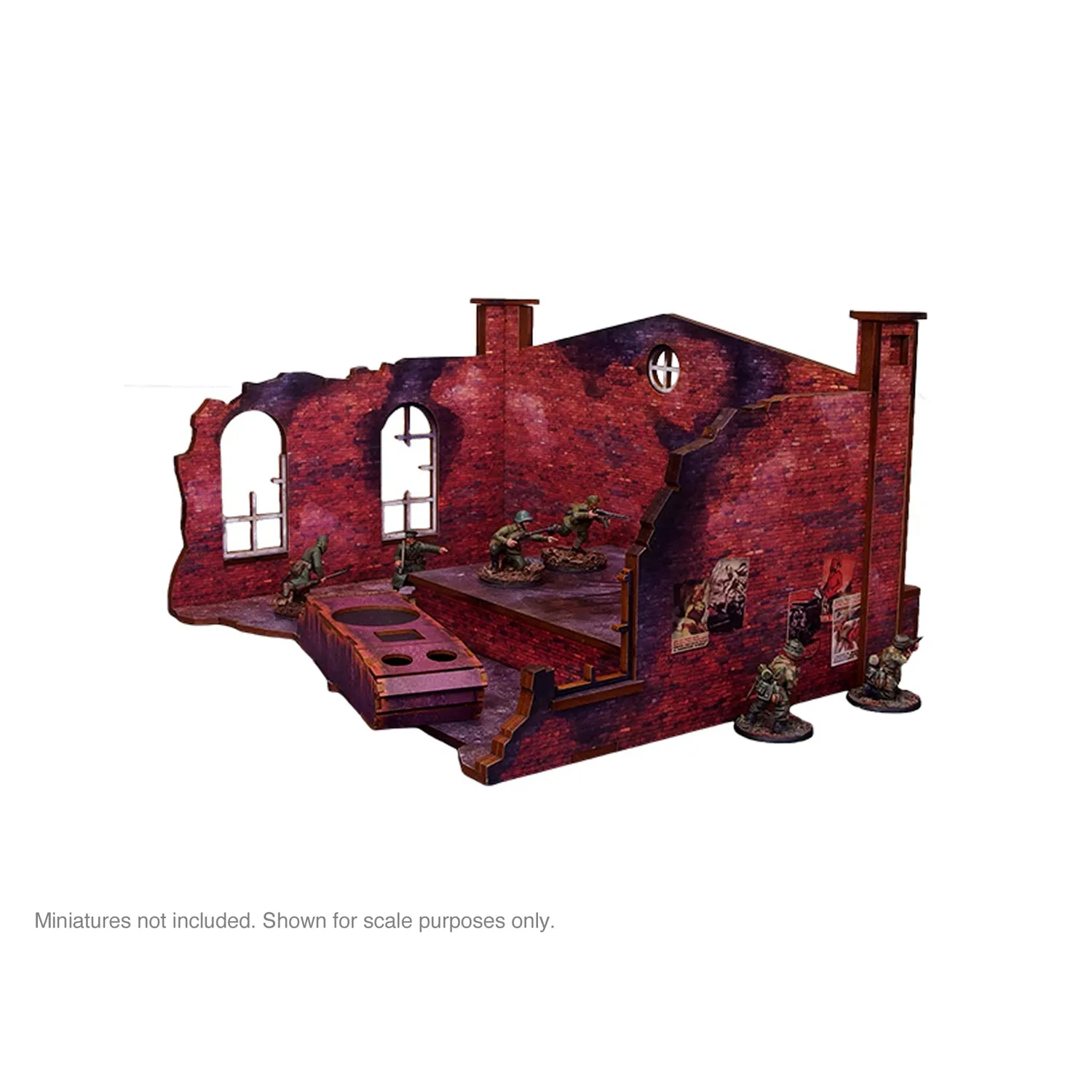 Micro Art Bolt Action Stalingrad Factory Back décor pré-peint