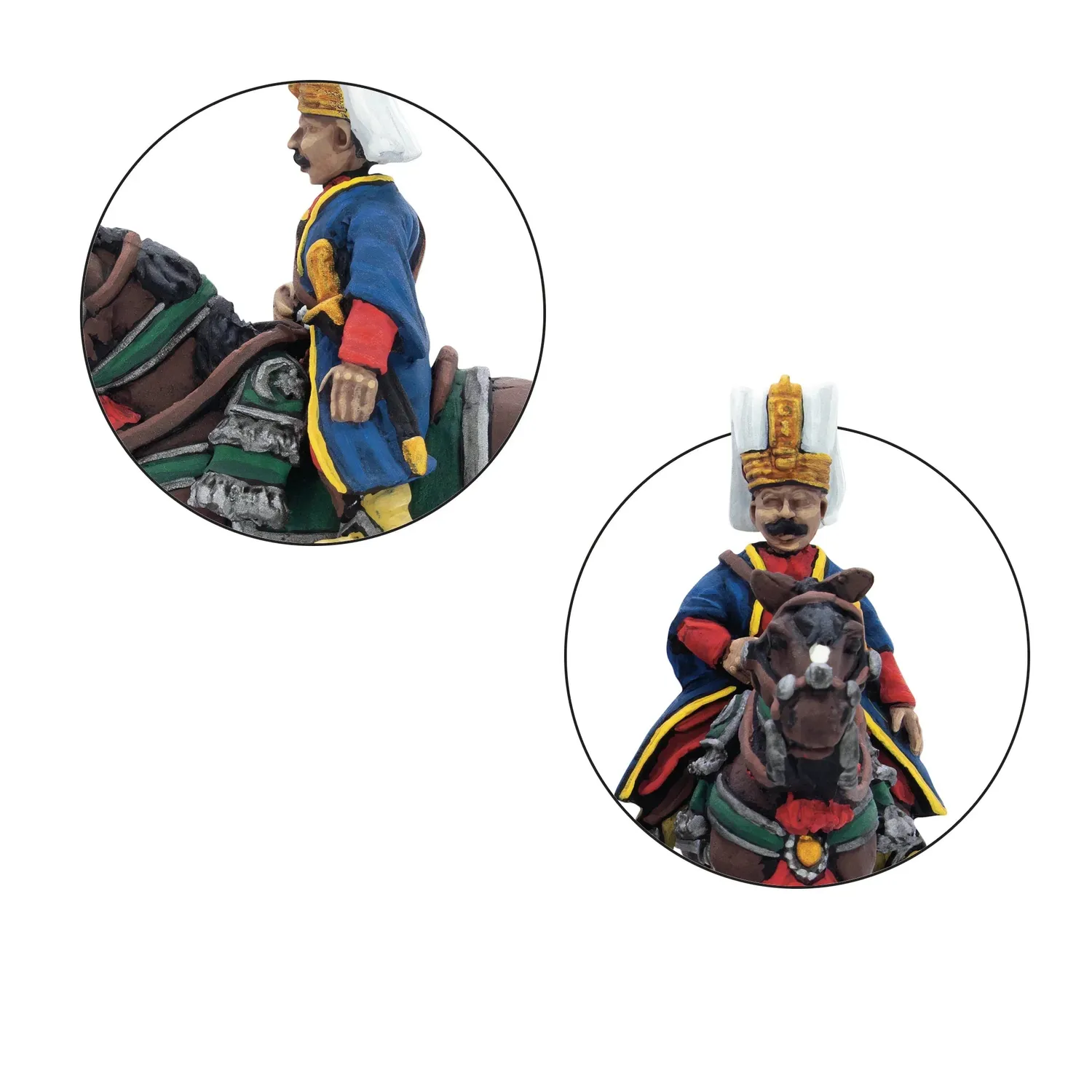 Bolt Action Pike & Shotte Ottoman Mounted Janissary Officer figurine métal