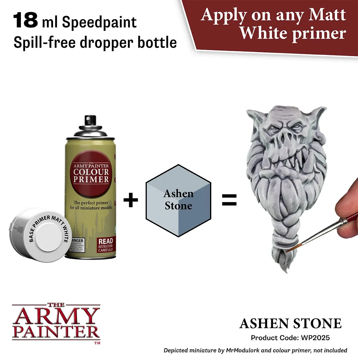 Army Painter Speedpaint Ashen Stone peinture gris 18ml