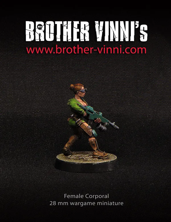 Brother Vinni Corporal Guard figurine résine 28mm garde