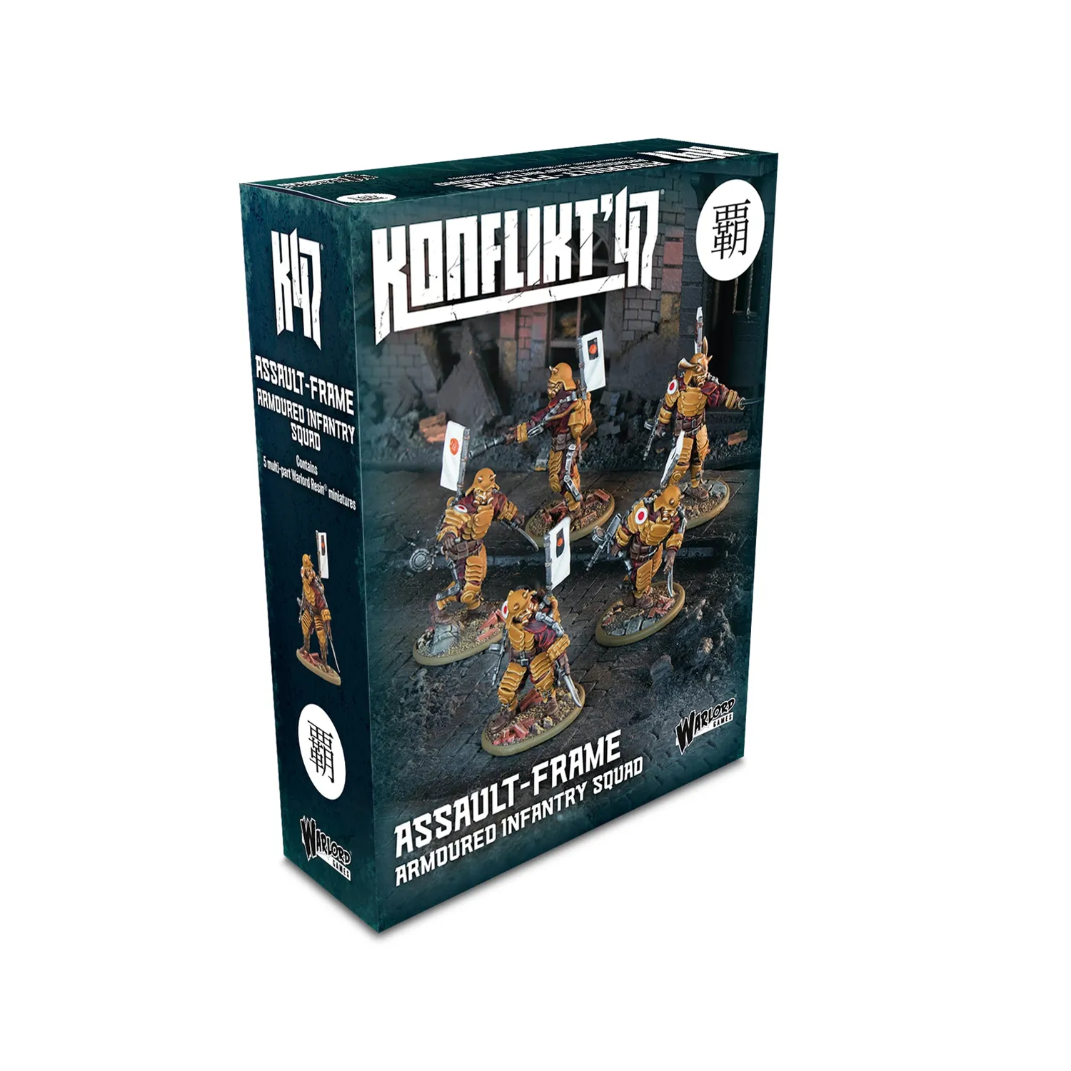 Bolt Action Konflikt '47 Assault-Frame Armoured Infantry Squad figurines