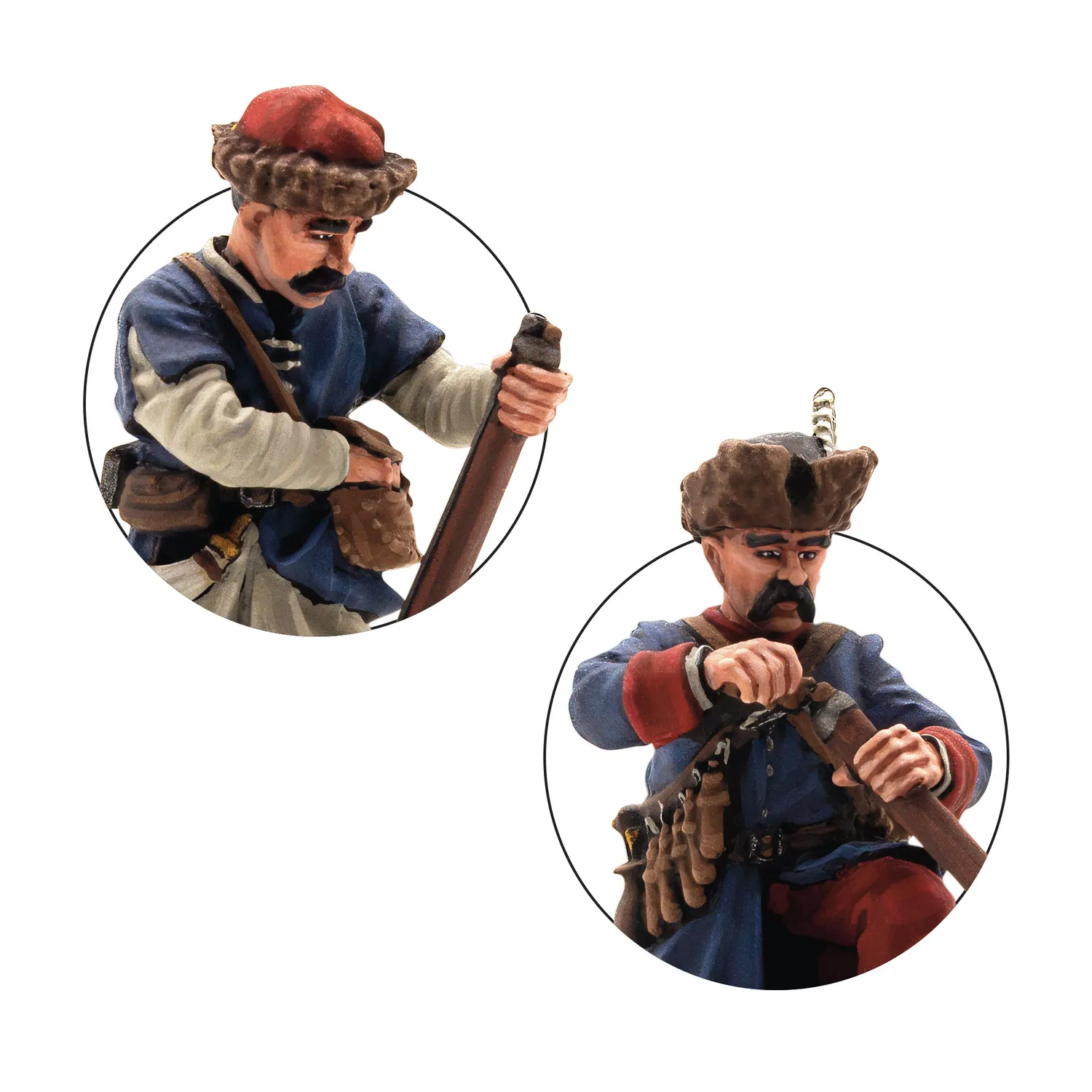 Pike & Shotte Polonaise Infanterie Mousquets figurines métal x8