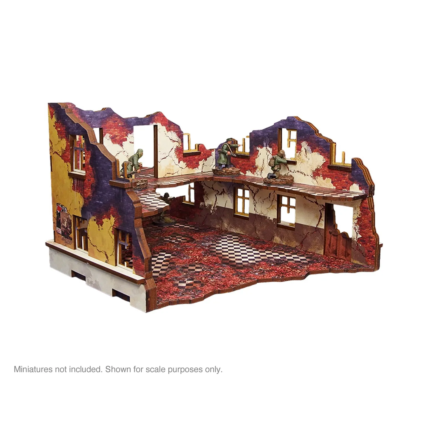 Bolt Action Ostfront Stalingrad école gauche décor pré-peint