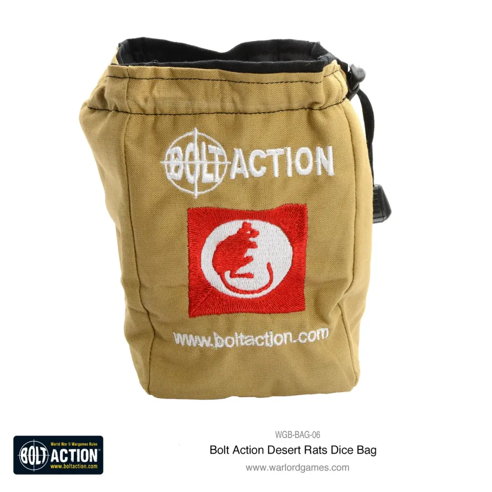 Bolt Action Desert Rat sac à dés sans dés