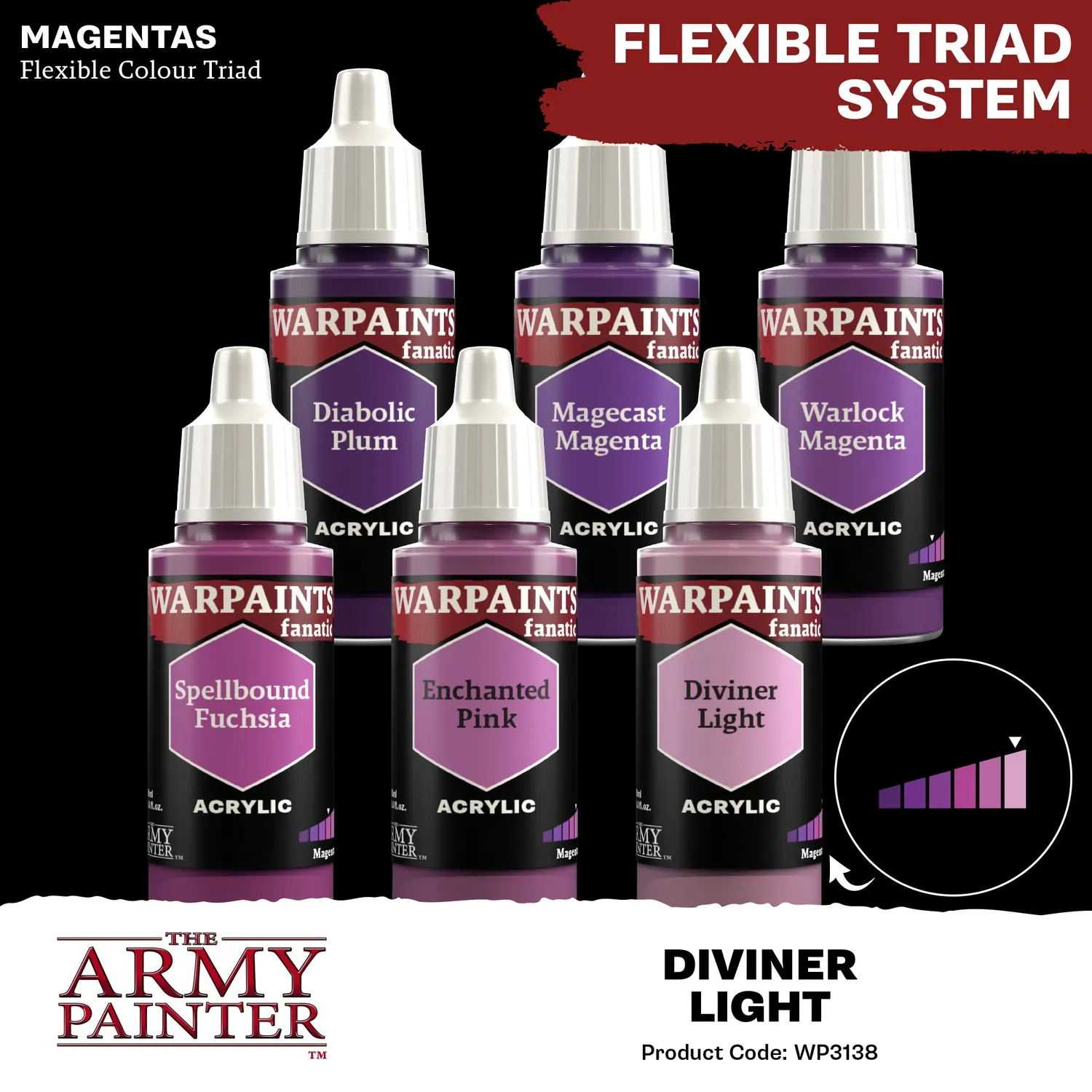 Army Painter Warpaints Fanatic Diviner Light peinture acrylique 18 ml