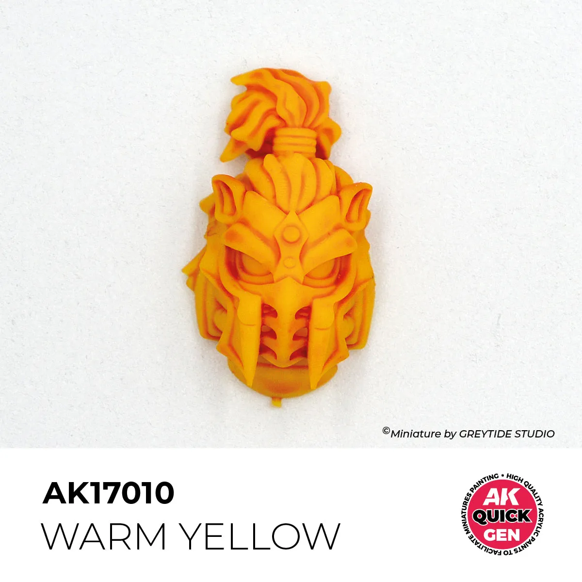 AK Interactive QuickGen Warm Yellow peinture jaune 18 ml