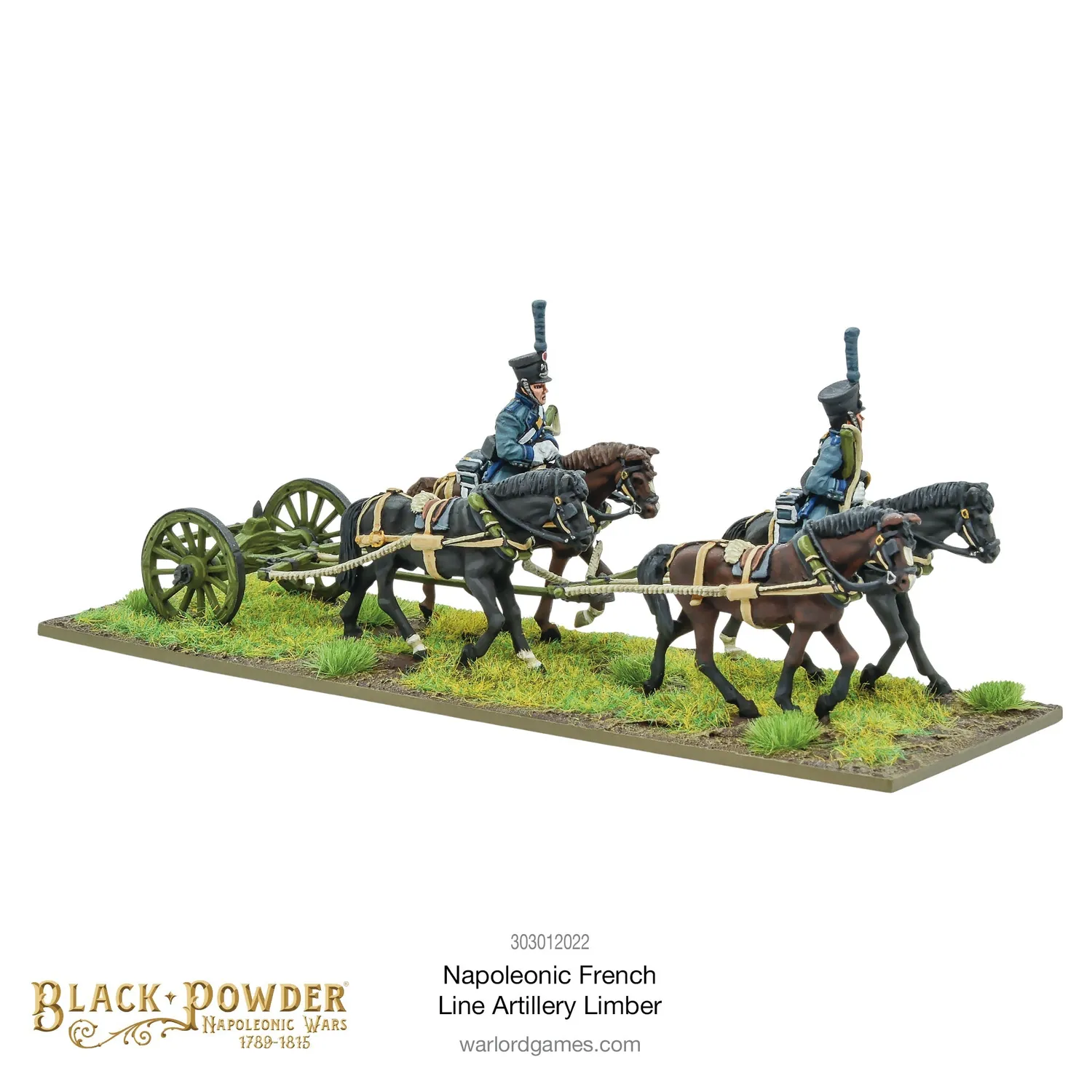 Bolt Action Black Powder Limber artillerie ligne française