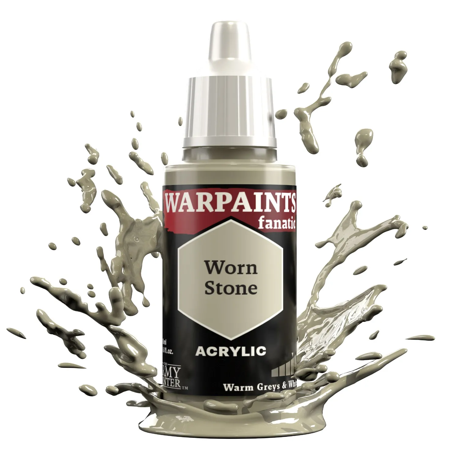 Army Painter Warpaints Fanatic Worn Stone peinture 18 ml gris