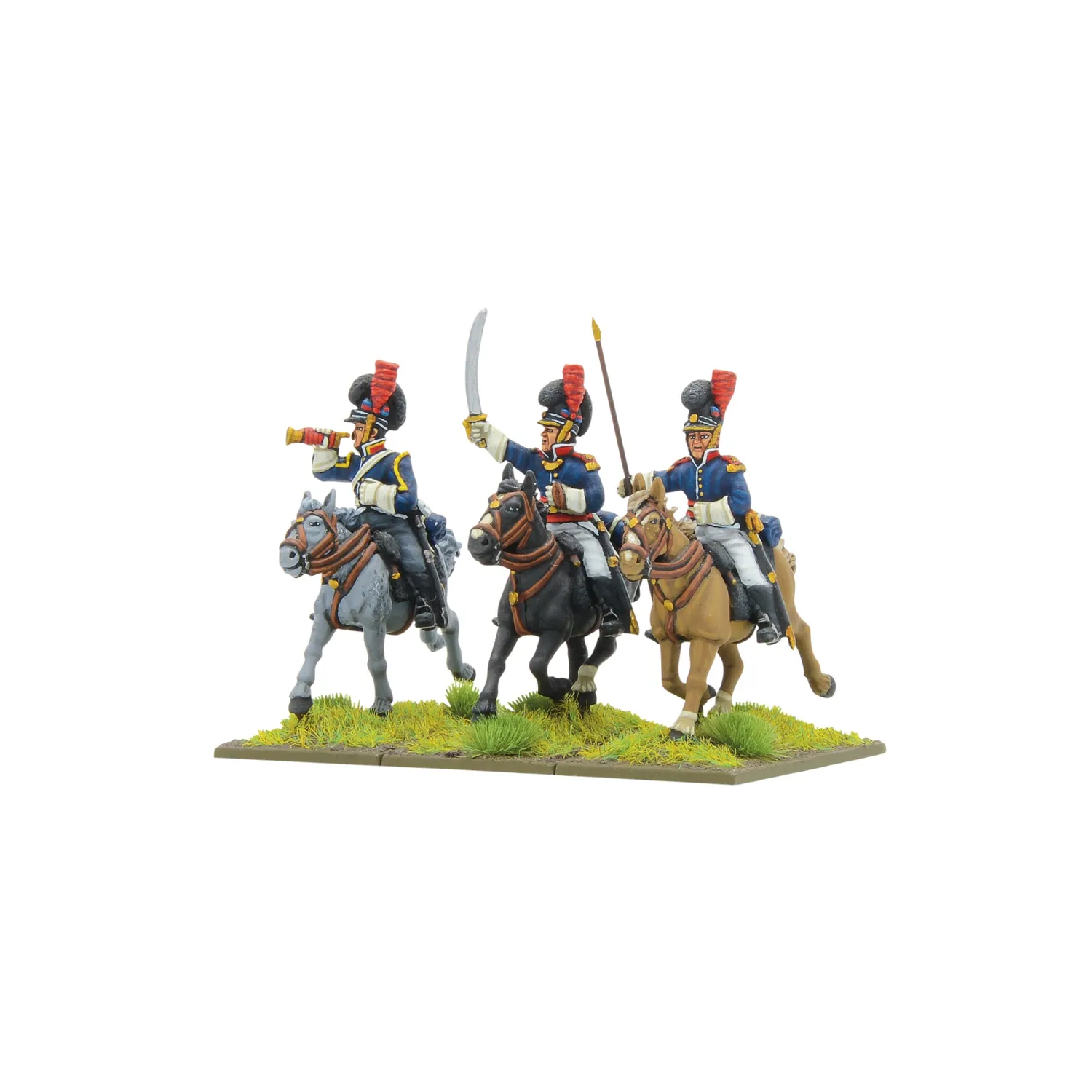 Bolt Action Black Powder Napoleonic Portuguese Cavalry Regiment figurines métal 12 cavaliers