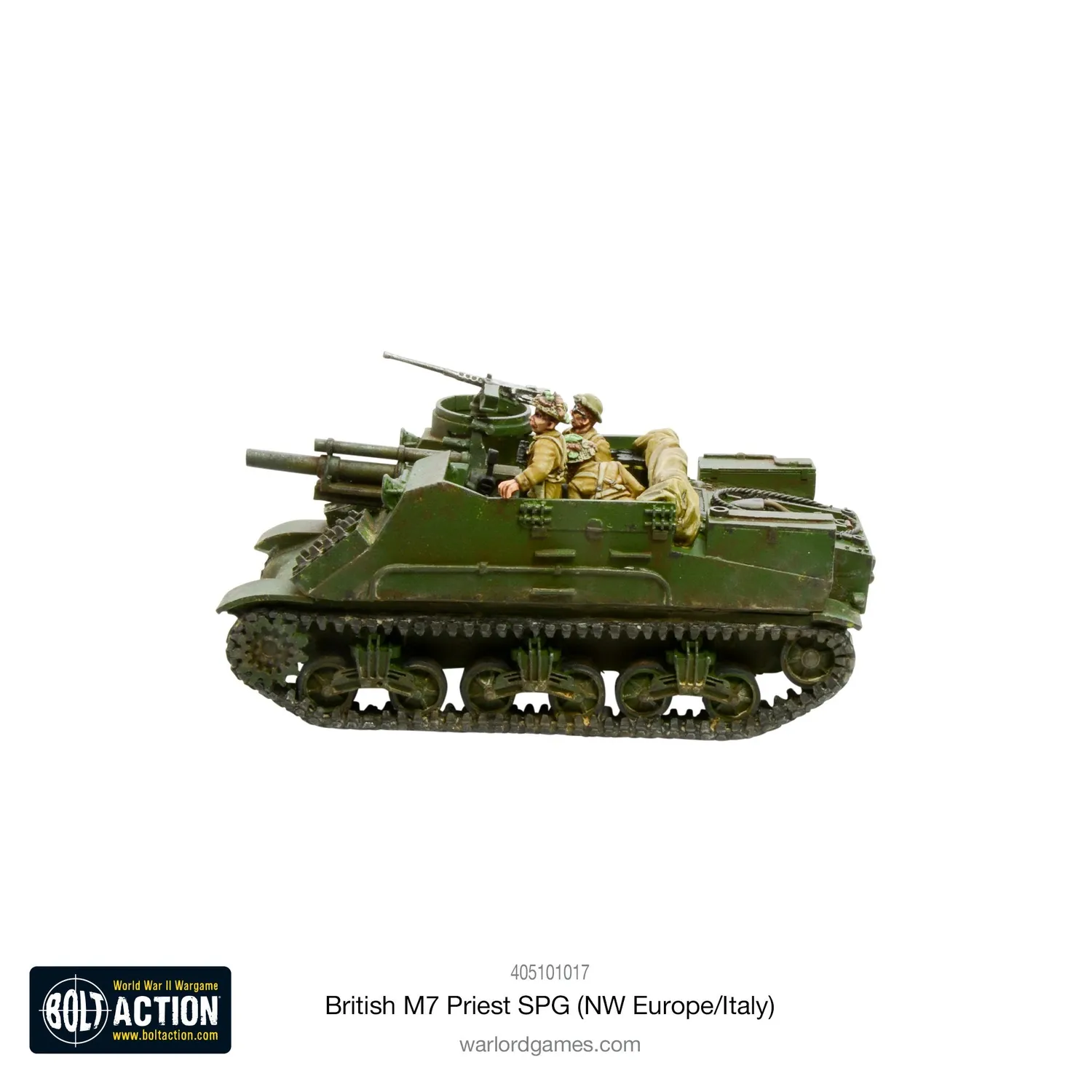 Warlord Bolt Action M7 Priest britannique véhicule résine