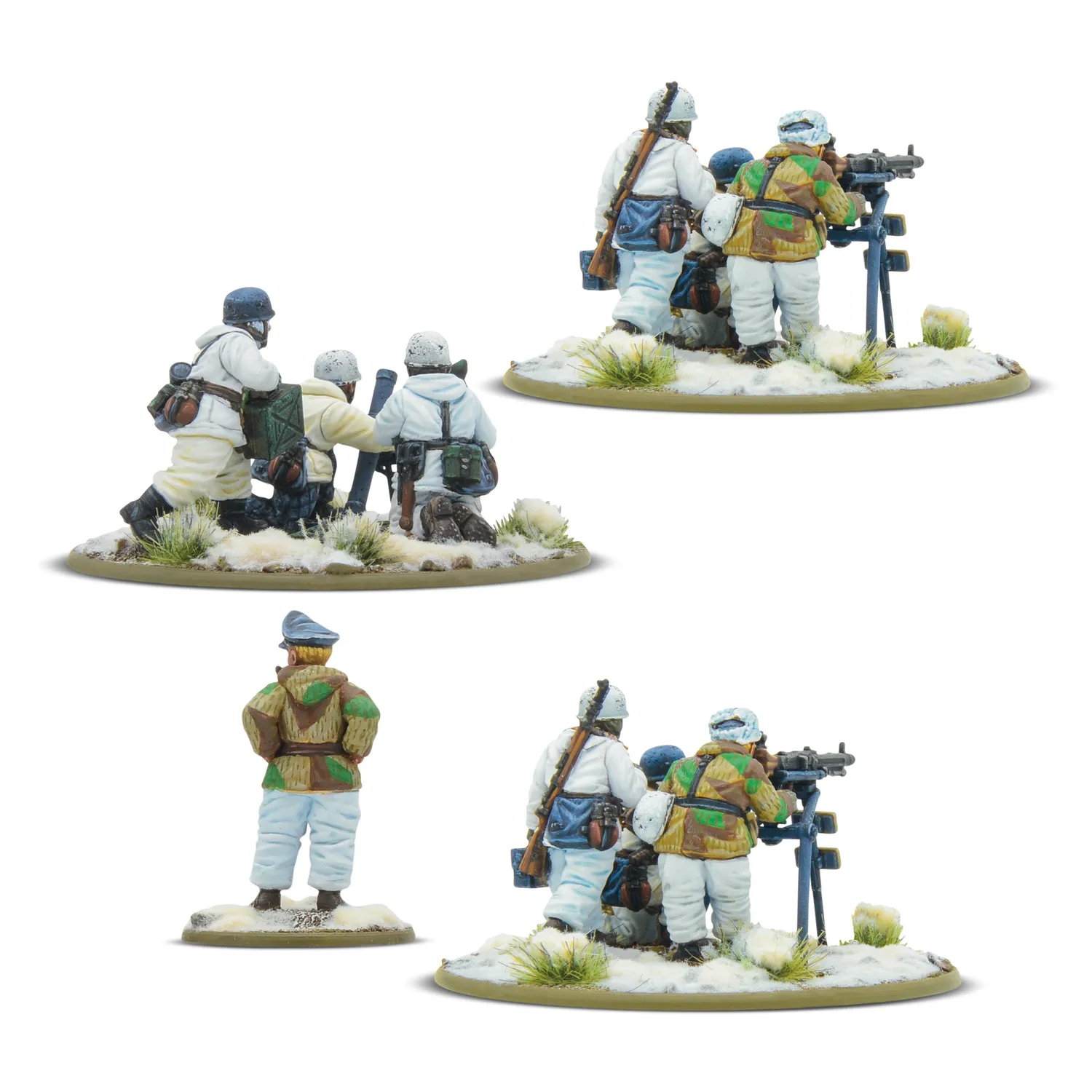Bolt Action Winter Fallschirmjäger Heavy Weapons Platoon peloton armes lourdes