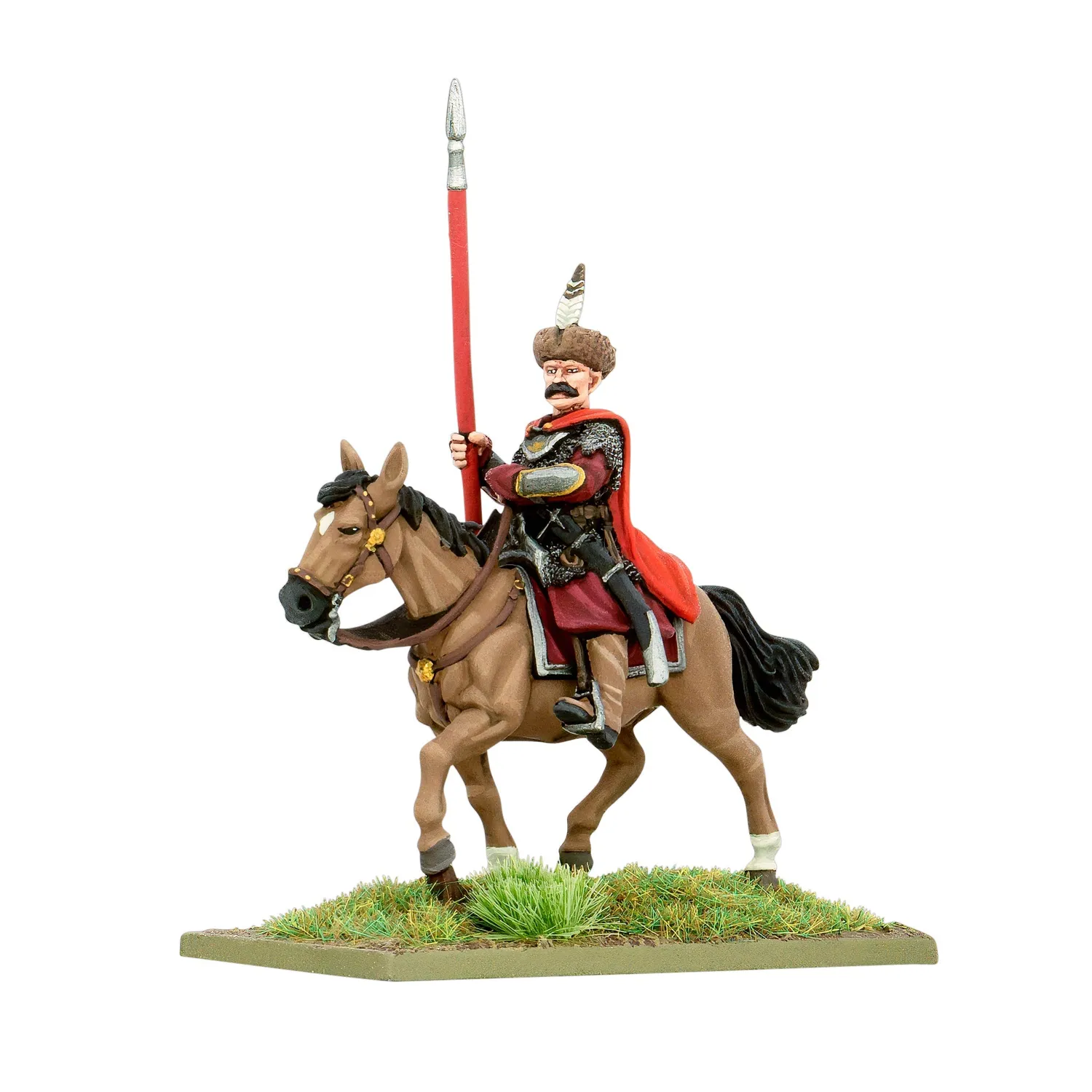 Warlord Games Pancerni heavy cavalry command figurines métal polonaises