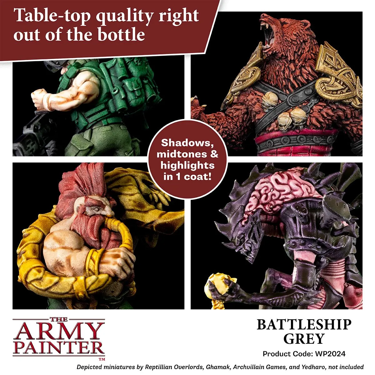 Army Painter Speedpaint Battleship Grey peinture gris