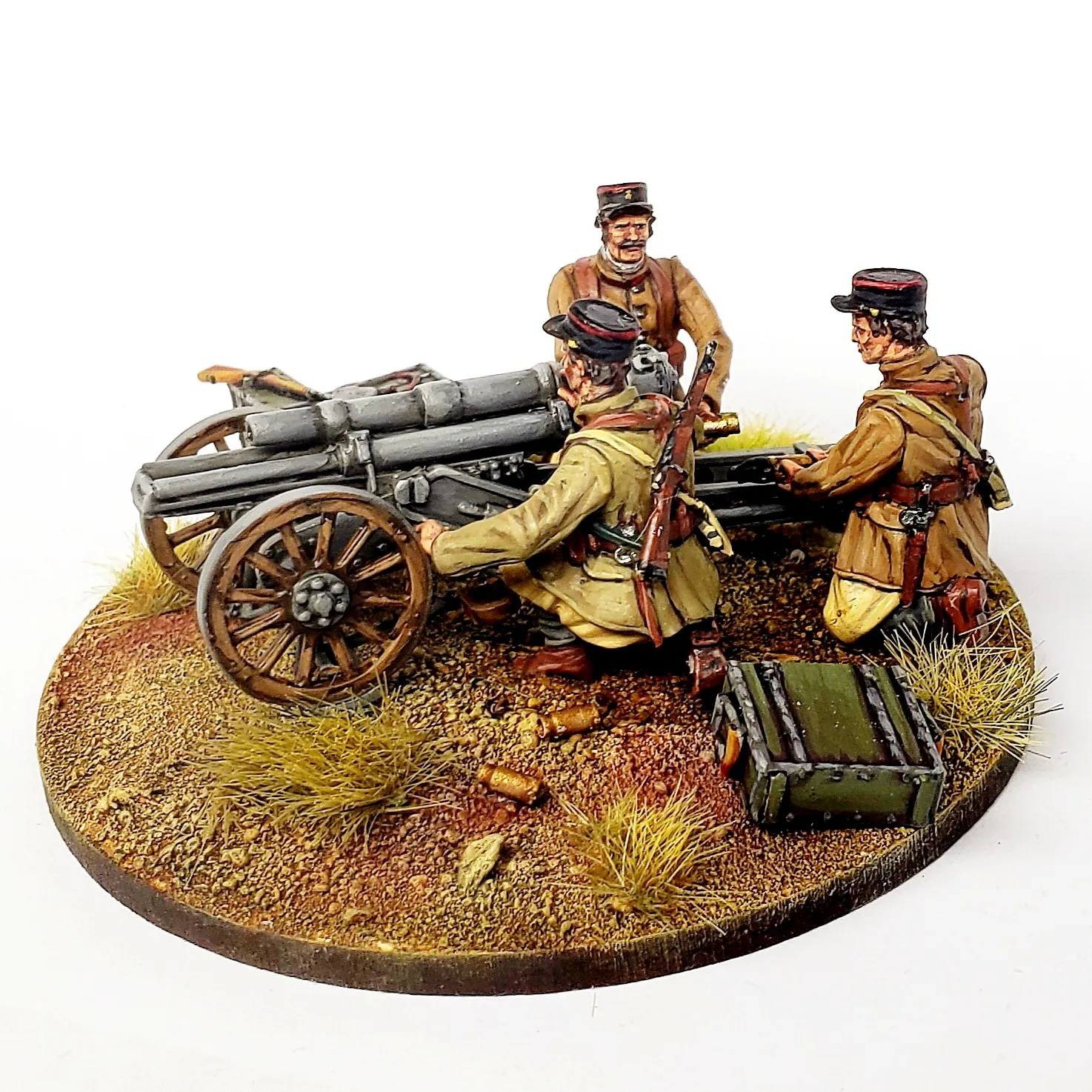 Des Tranchées aux Barricades Canon montagne 65mm fichier STL 28mm