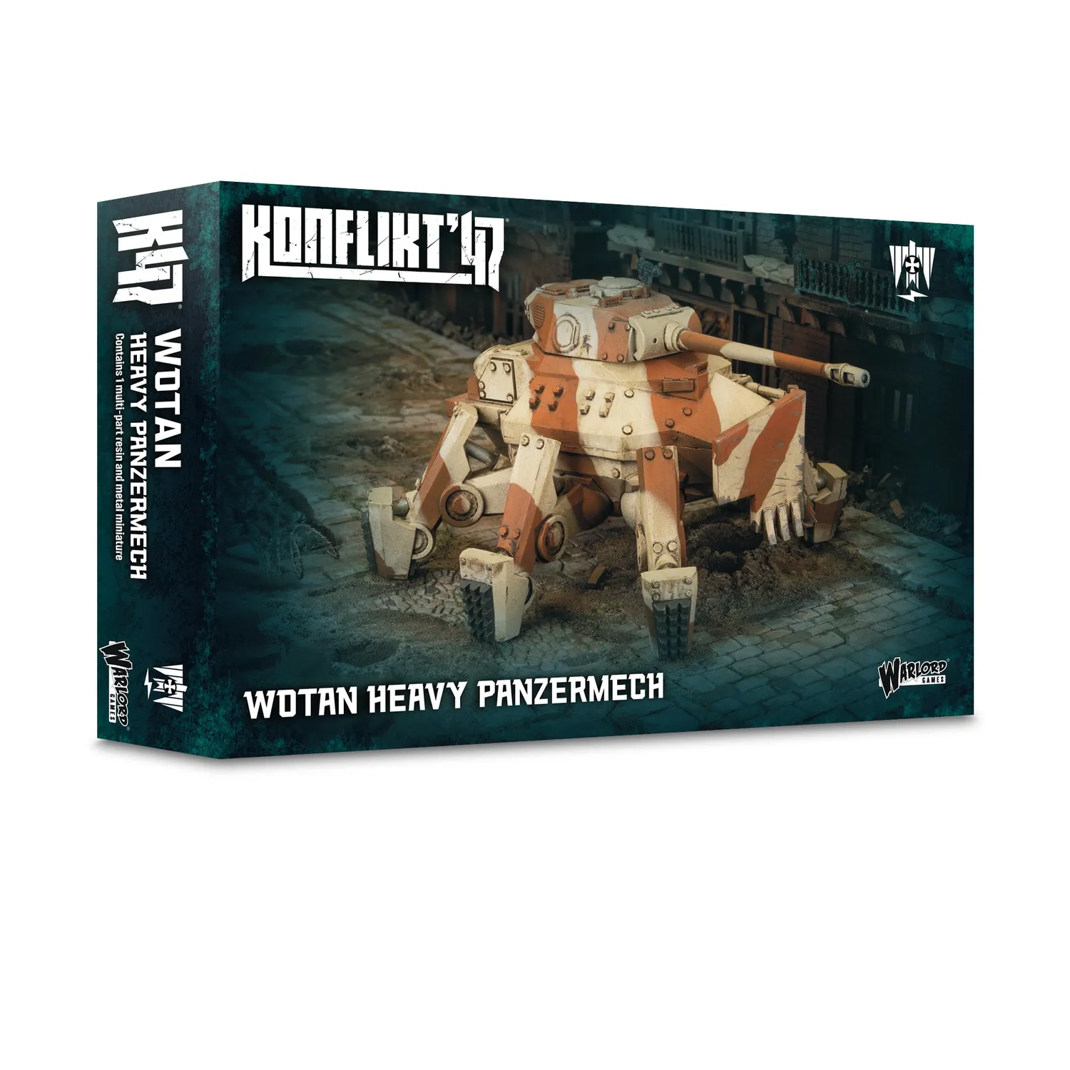 Bolt Action Konflikt'47 Wotan Heavy Panzermech marcheur 1 figurine