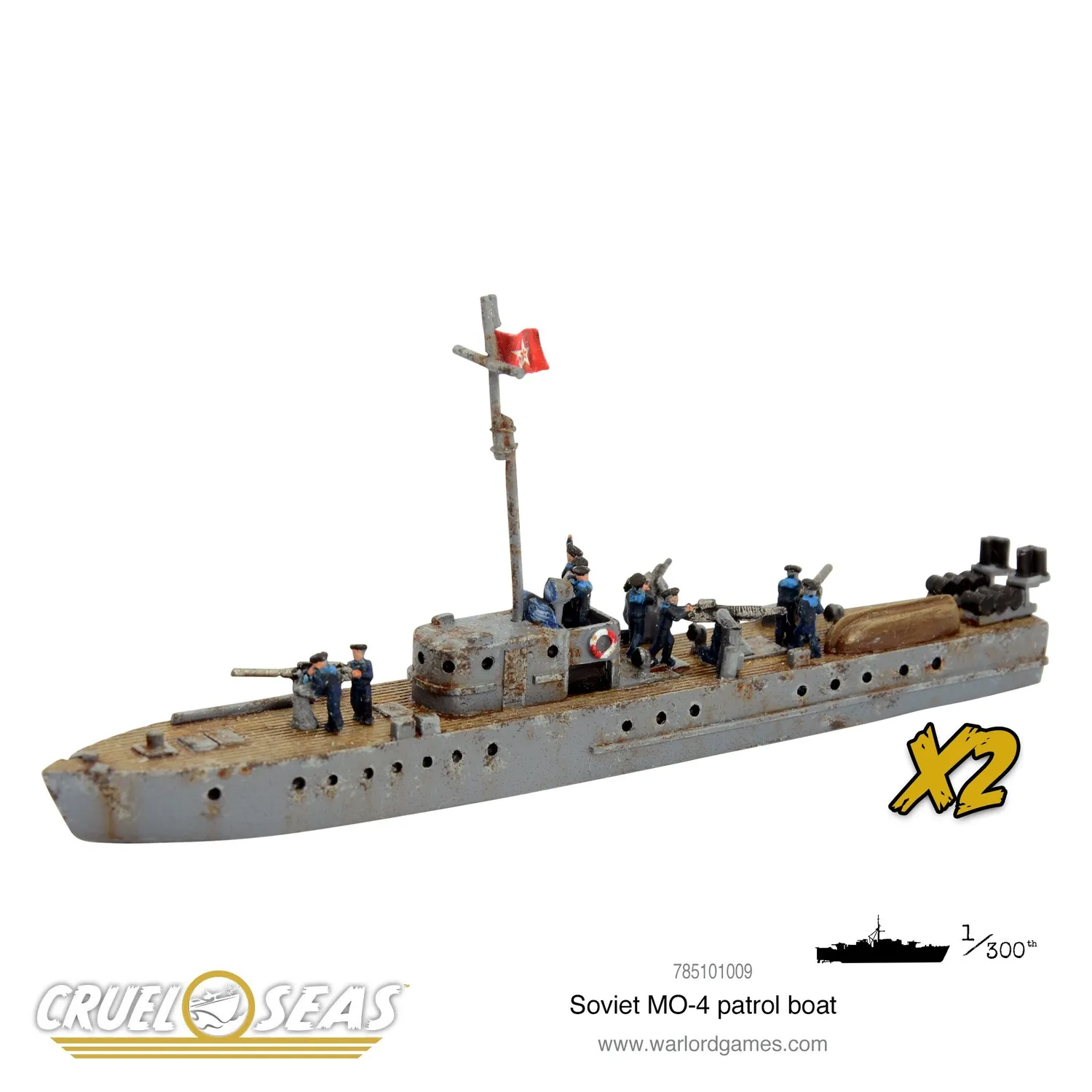Bolt Action Cruel Seas: Soviet MO-4 patrol boat bateau Default Title