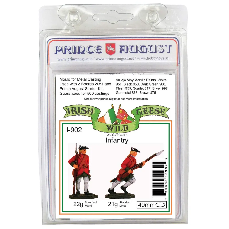 Prince August PAI902 moule oies sauvages 40mm