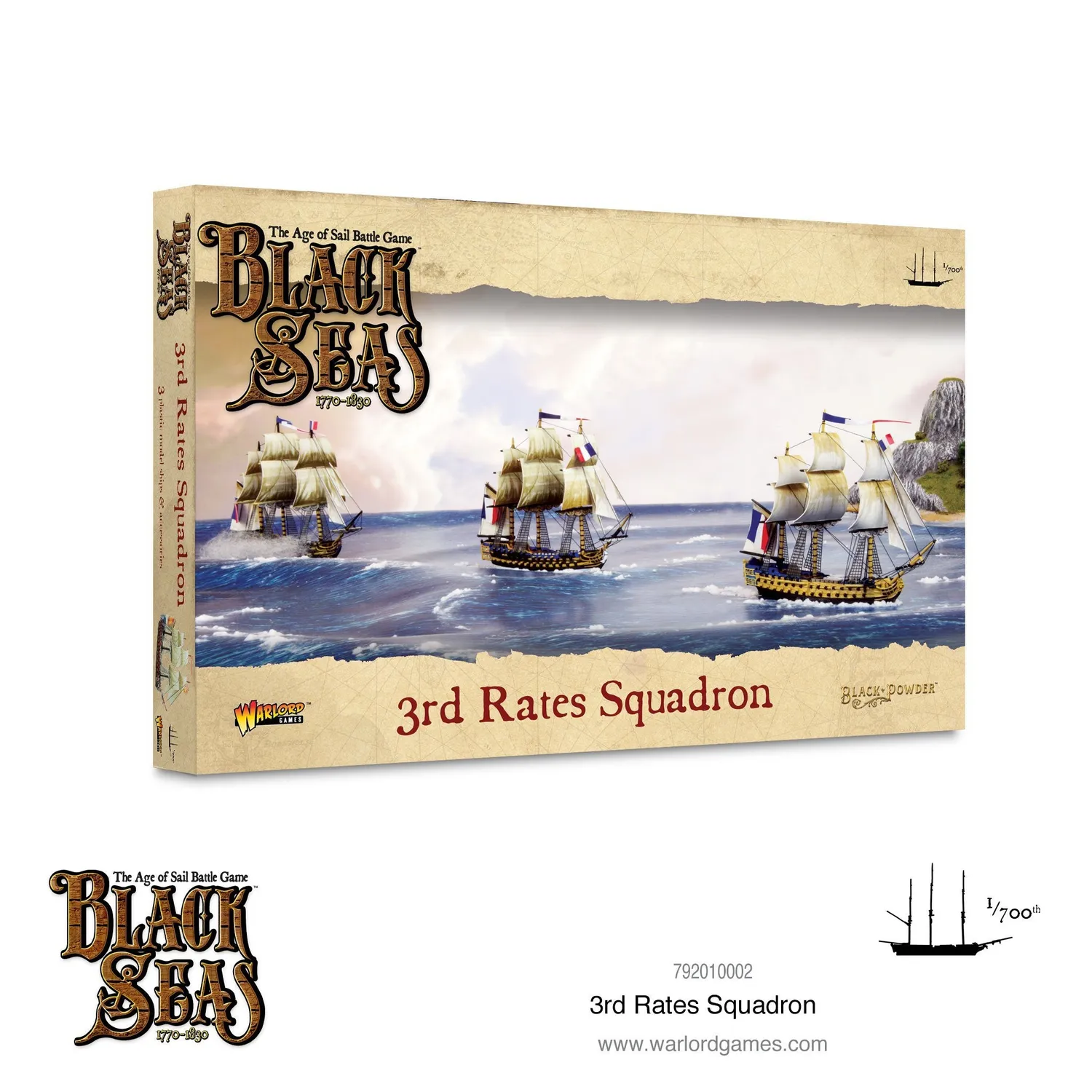Black Seas 3rd Rates Squadron maquette navale plastique