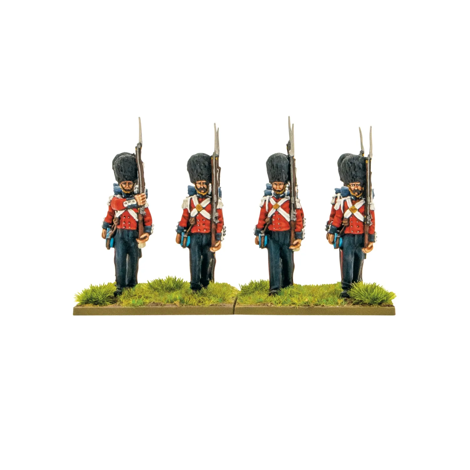 Warlord Black Powder Crimean British Foot Guards métal 8 figs