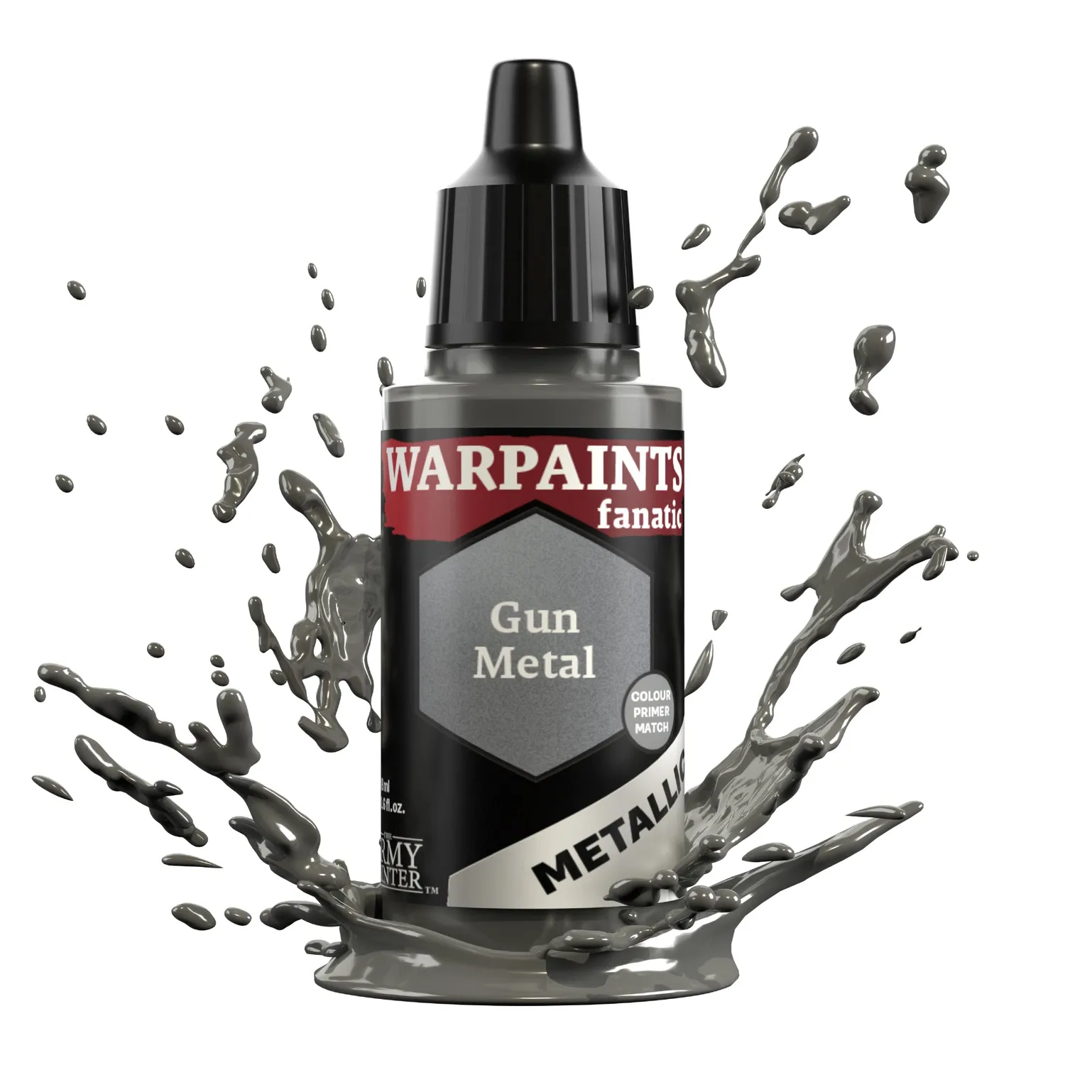 Army Painter Warpaints Fanatic Gun Metal métallique 18ml