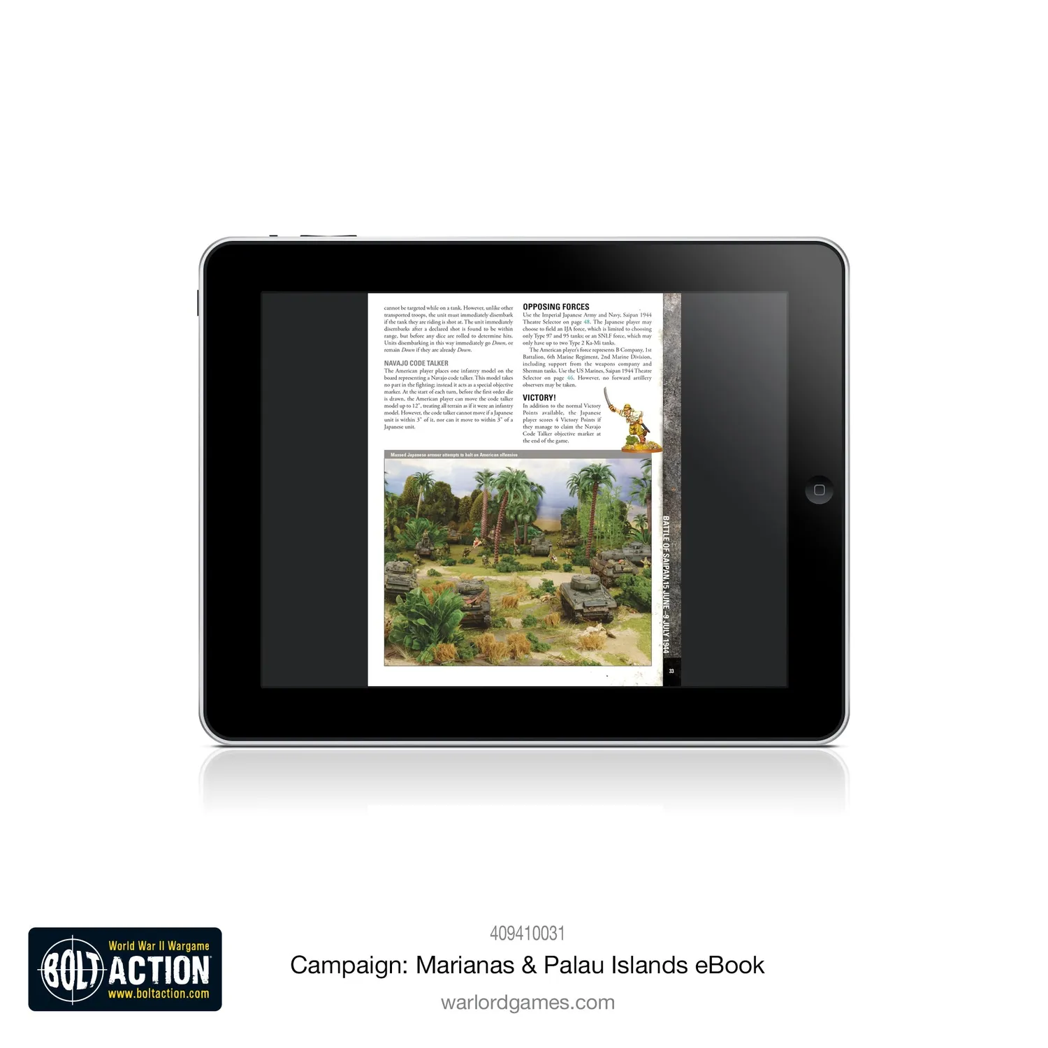 Bolt Action Campaign Mariana & Palau Islands ebook campagne