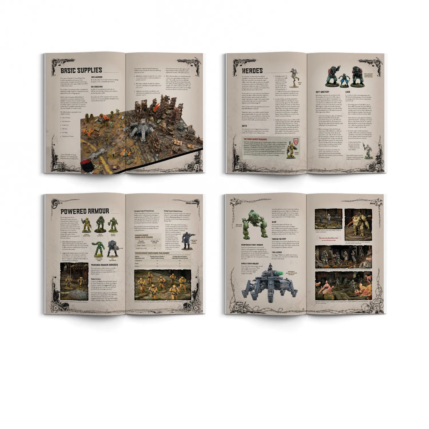 Bolt Action Konflikt '47 Rulebook livre de règles avec figurine spéciale Reload! US