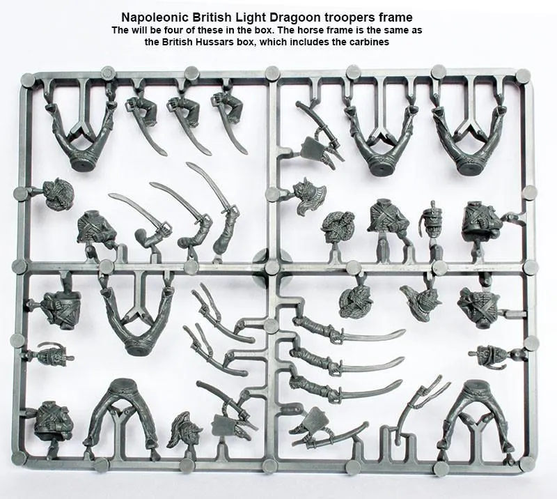 Perry Miniatures Light Dragoons 1808-1815 brigade 2 boîtes plastique
