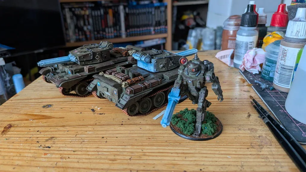 Bolt Action Konflikt ’47 British MK IIC Automated Director figurine