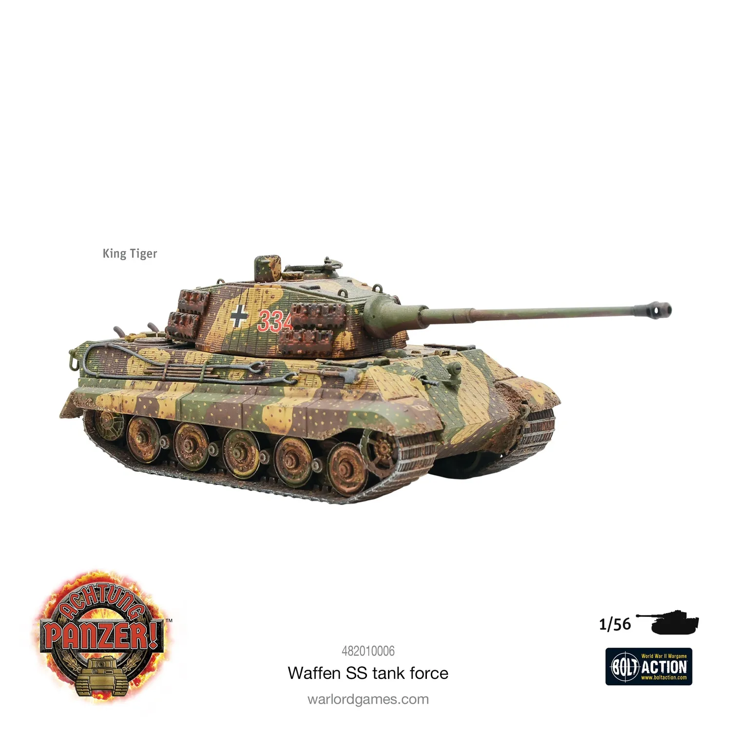Bolt Action Waffen-SS Tank Force coffret 5 chars 1/56