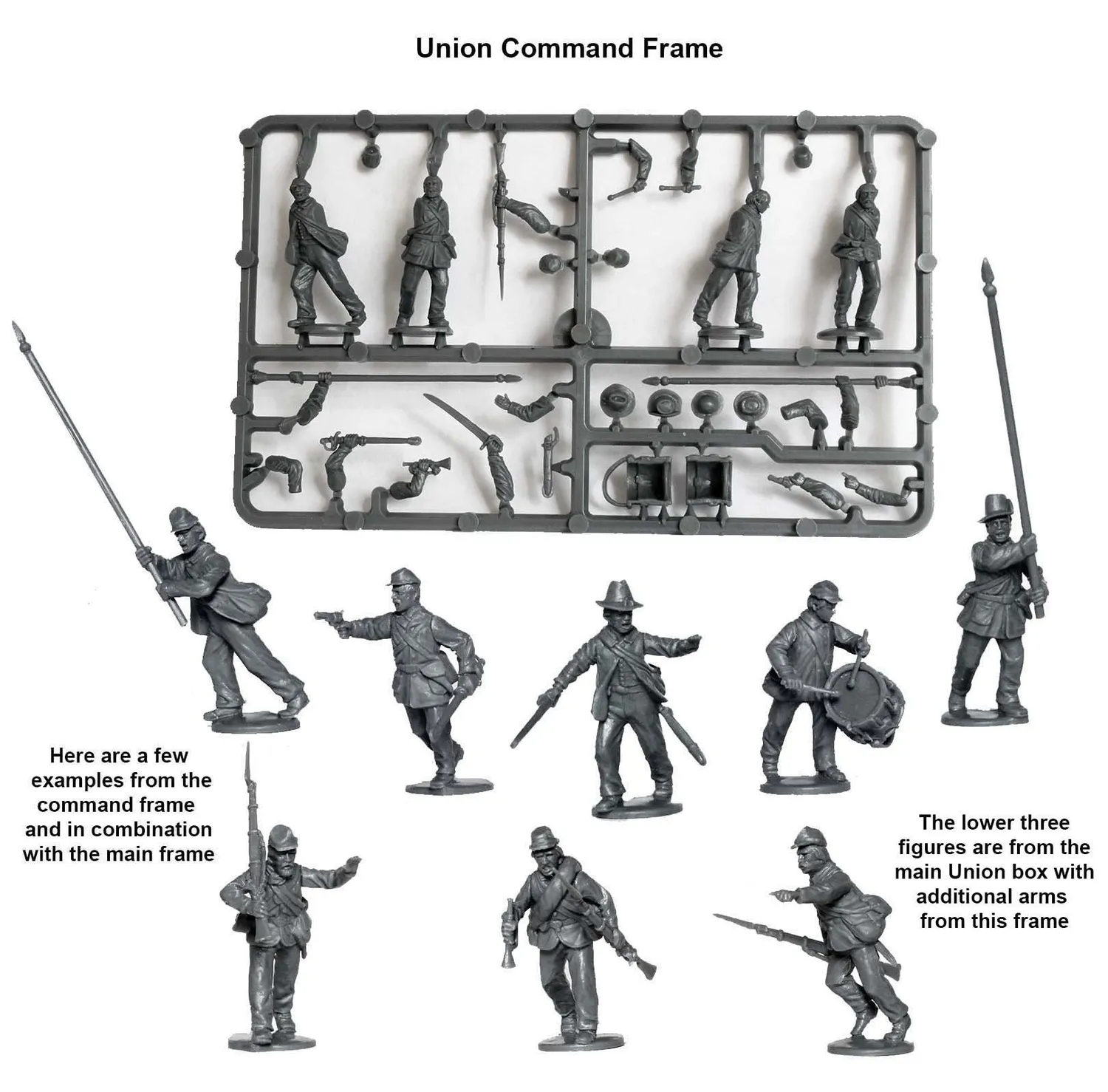 Perry Miniatures American Civil War Union Infantry figurines 38 pièces