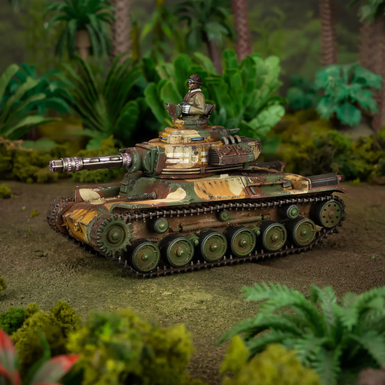 Bolt Action Konflikt '47 Type 97-Kai Shiboru Chi-Ha char résine canon Rift