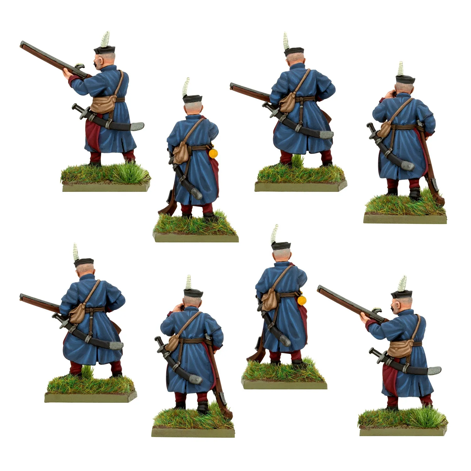 Warlord Games Pike & Shotte hajduks rechargement figurines métal x8