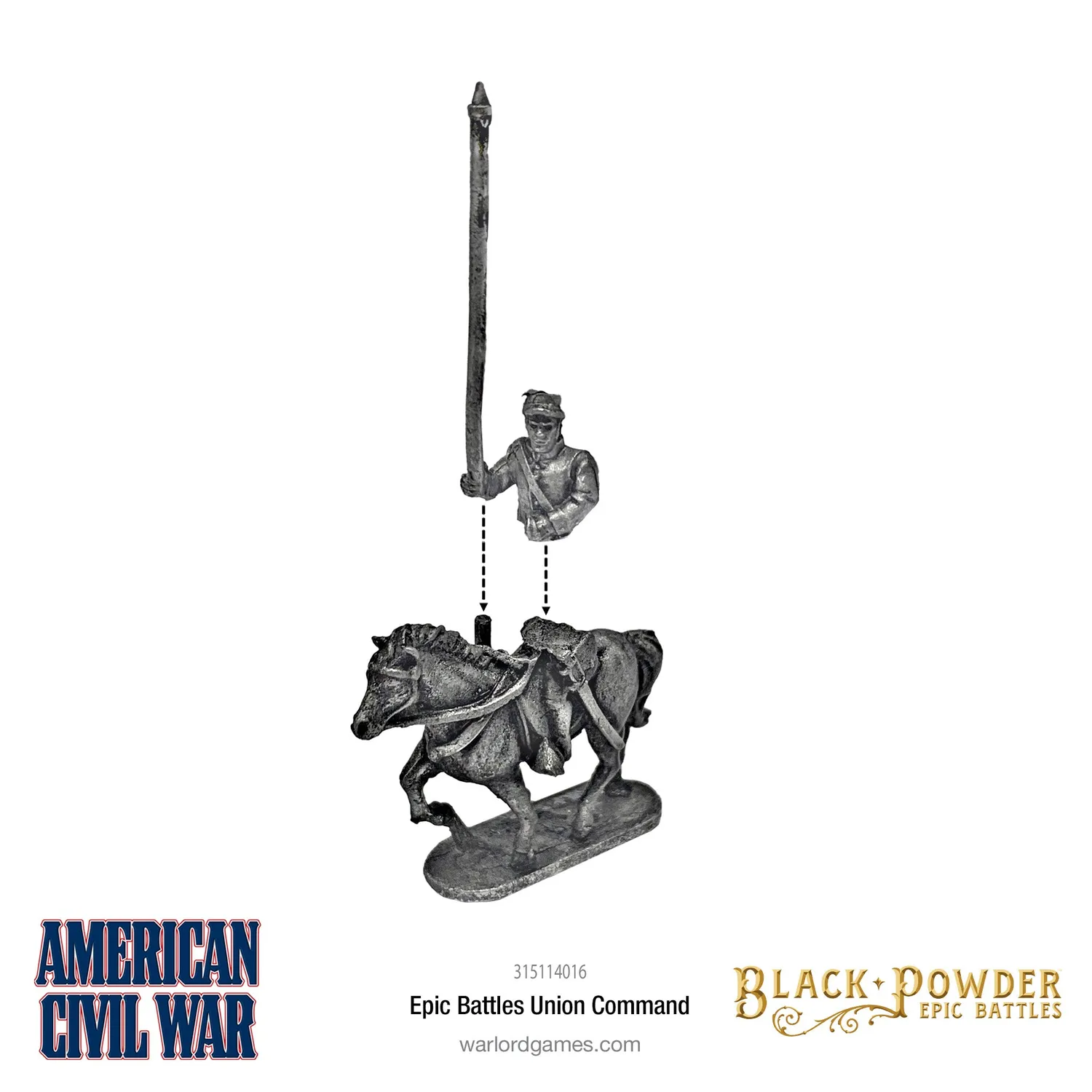 Epic Battles American Civil War Union Command figurines métal
