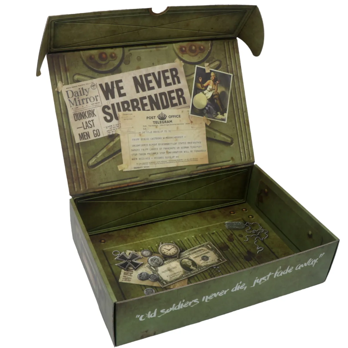 Safe & Sound Bolt Action Army Box mallette rangement 90 figurines