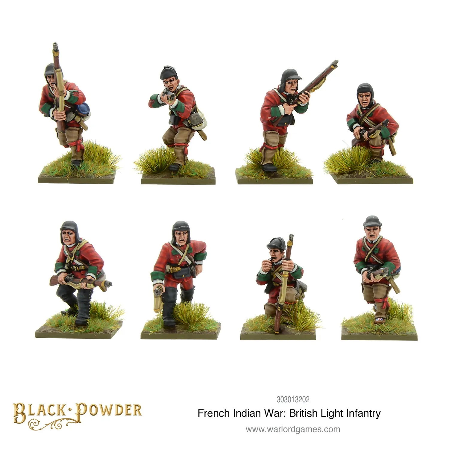 Bolt Action Black Powder British Light Infantry figurines