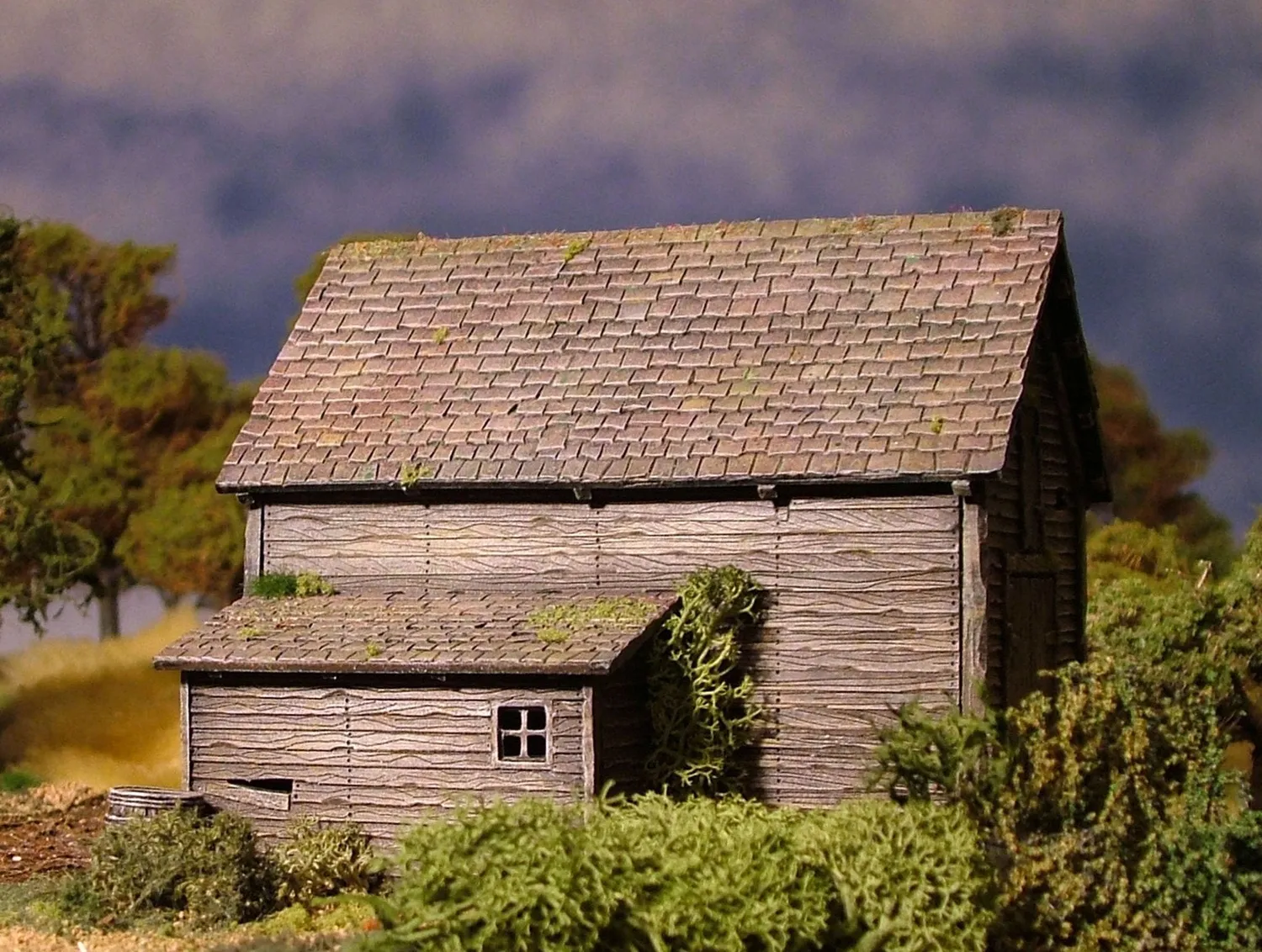 Bolt Action Terrain Ramshackle Barn grange en plastique