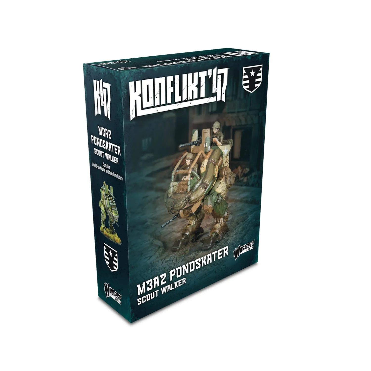 Bolt Action Konflikt '47 M3A2 Pondskater Scout Walker figurine rapide