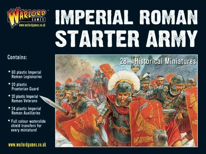 Bolt Action Imperial Roman Starter Army figurines plastique