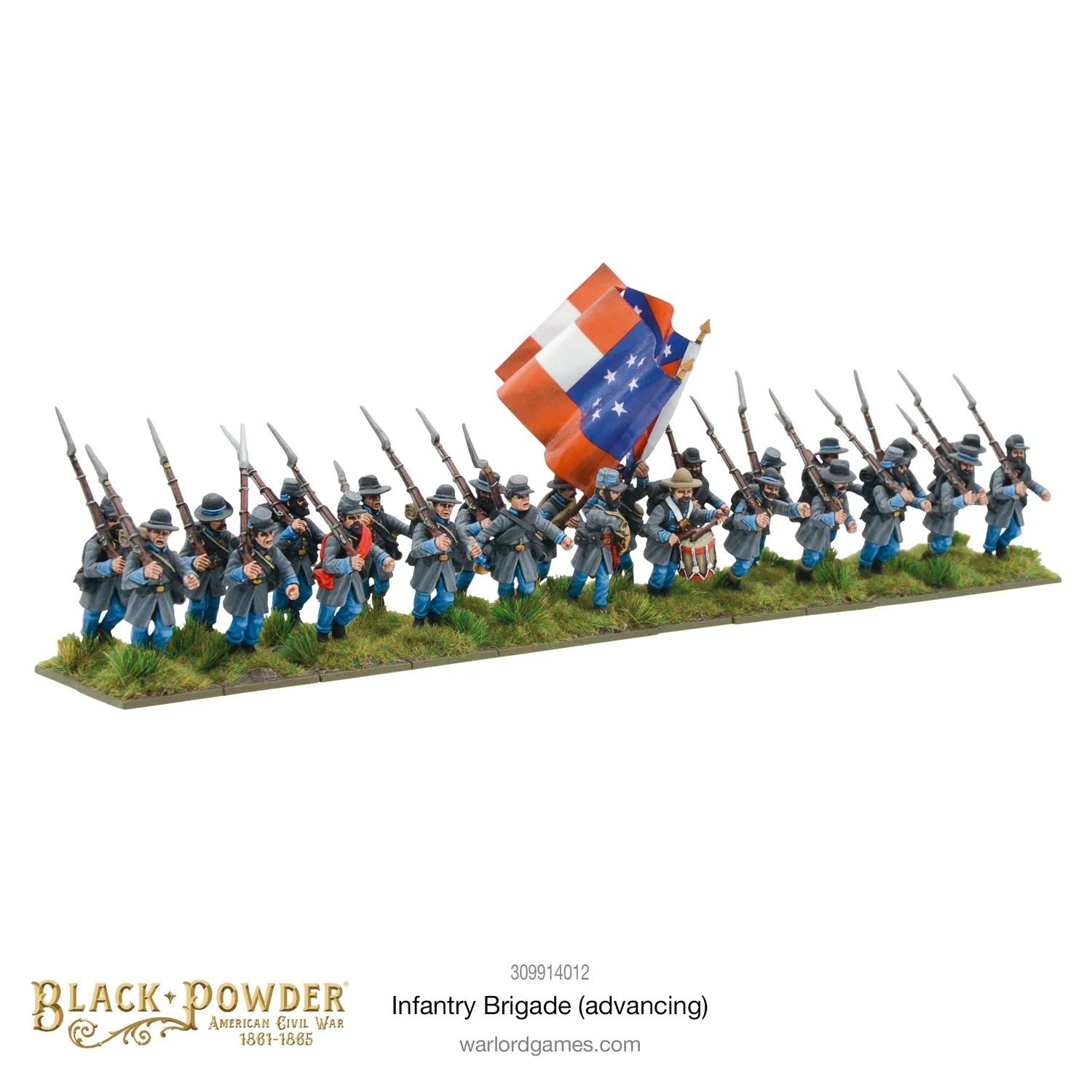 Bolt Action Black Powder Infantry Brigade Advancing lot 3 boîtes