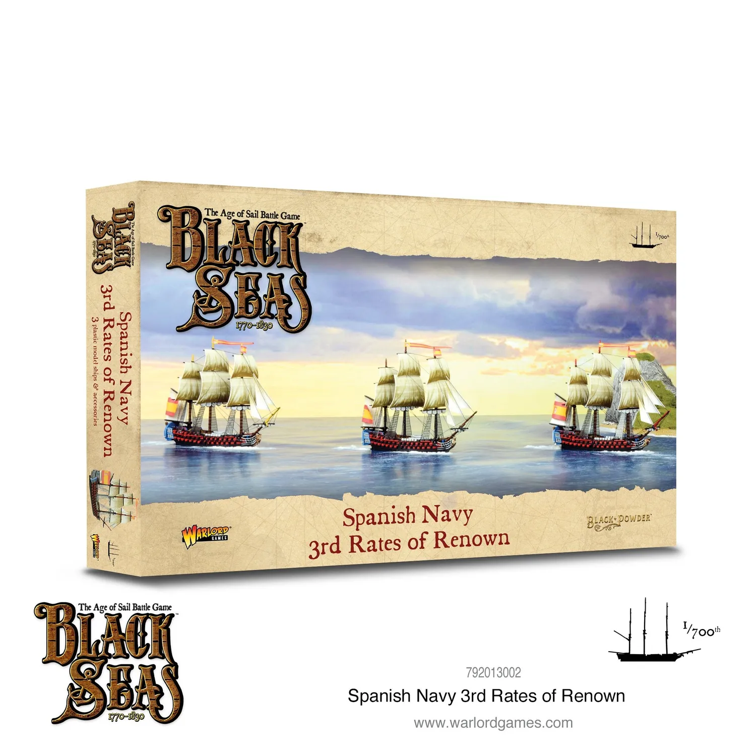 Black Seas Spanish Navy 3rd Rates of Renown navires espagnols