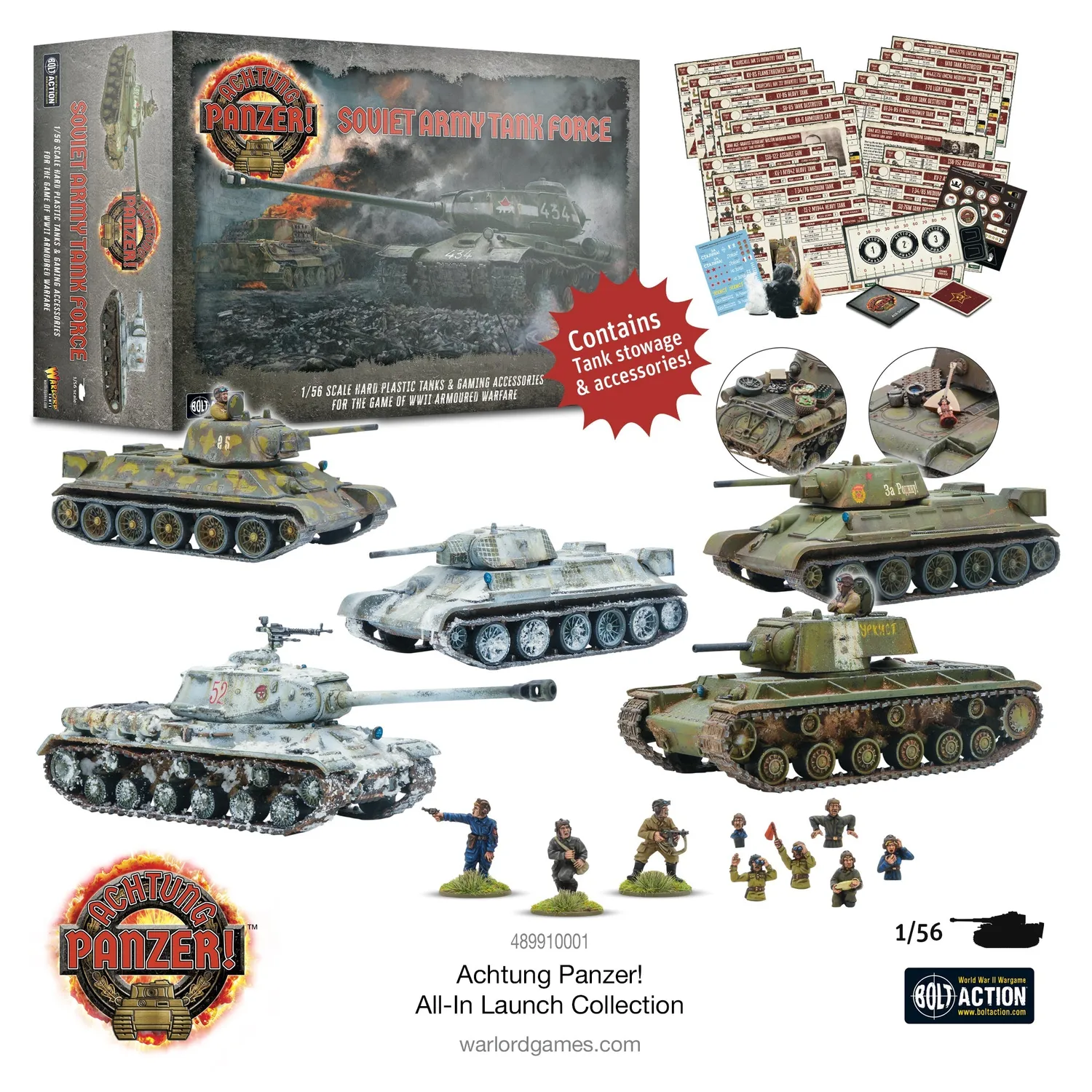 Bolt Action Achtung Panzer All-In Launch Collection coffret chars