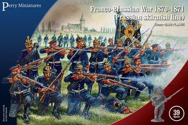 Perry Miniatures Prussian Infantry Skirmishing boîte 39 figs