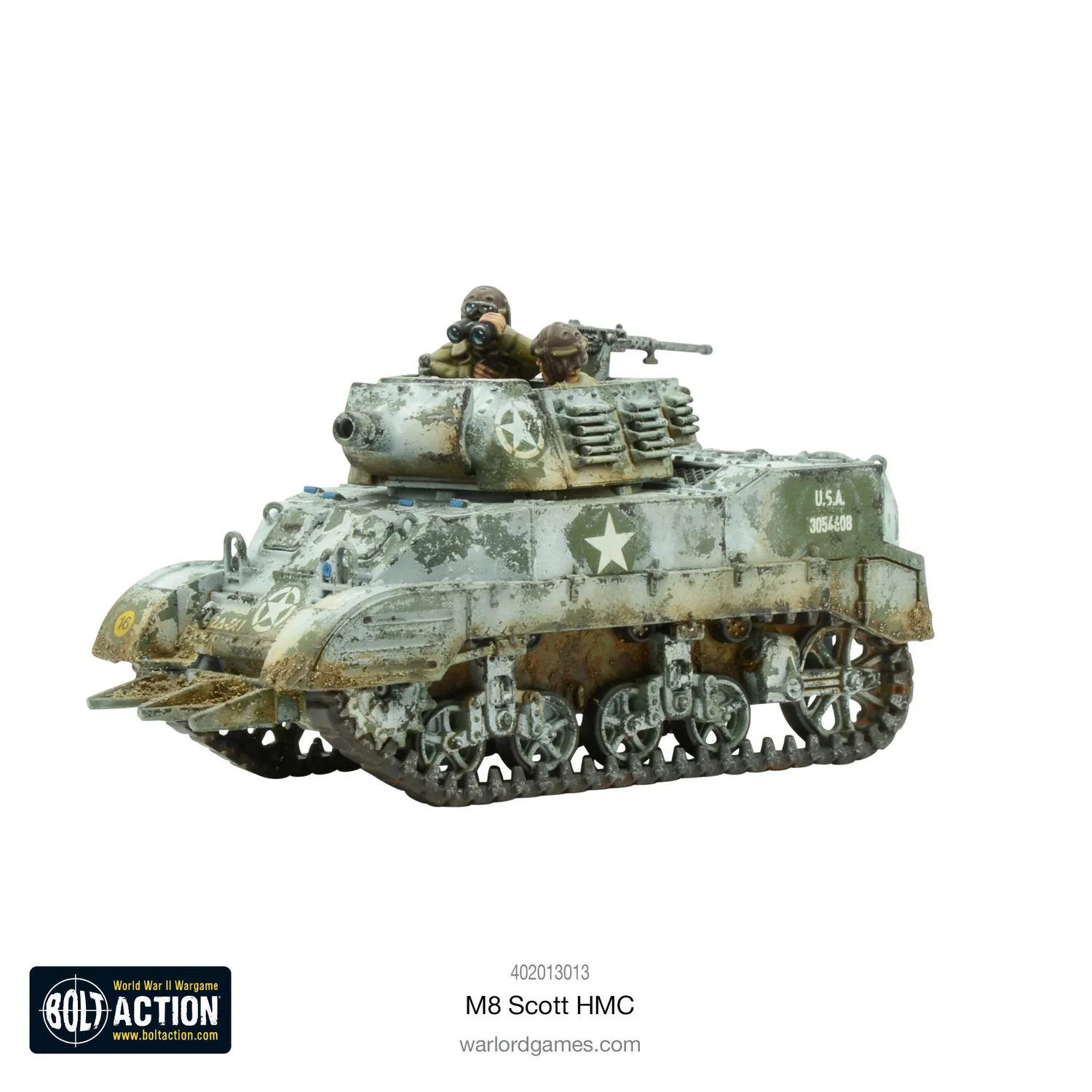 Bolt Action M8 Scott HMC char miniature 1/56 plastique