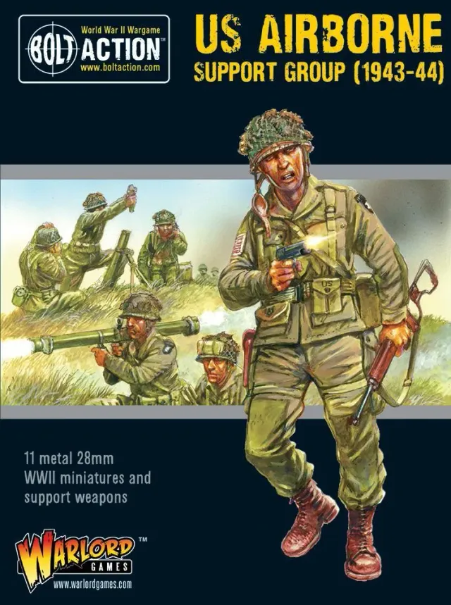 Bolt Action US Airborne Support Group 1943-44 coffret métal