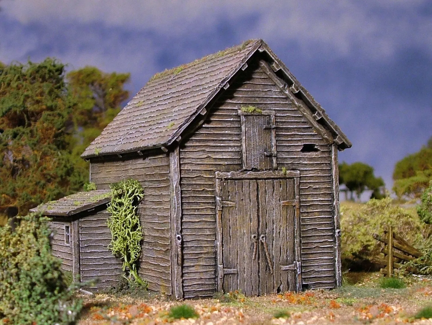 Bolt Action Terrain Ramshackle Barn grange en plastique
