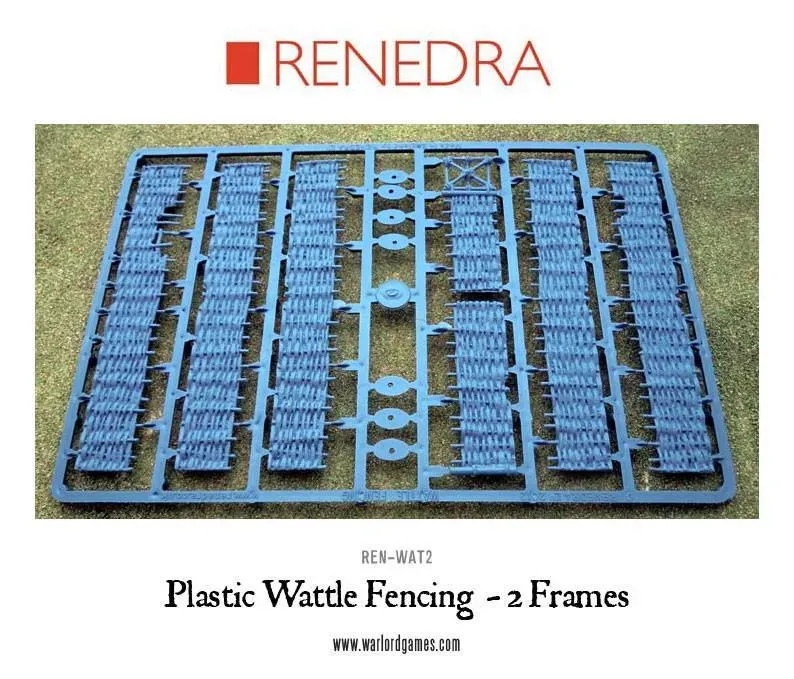Bolt Action Plastic Wattle Fencing clôture de terrain plastique 2 cadres