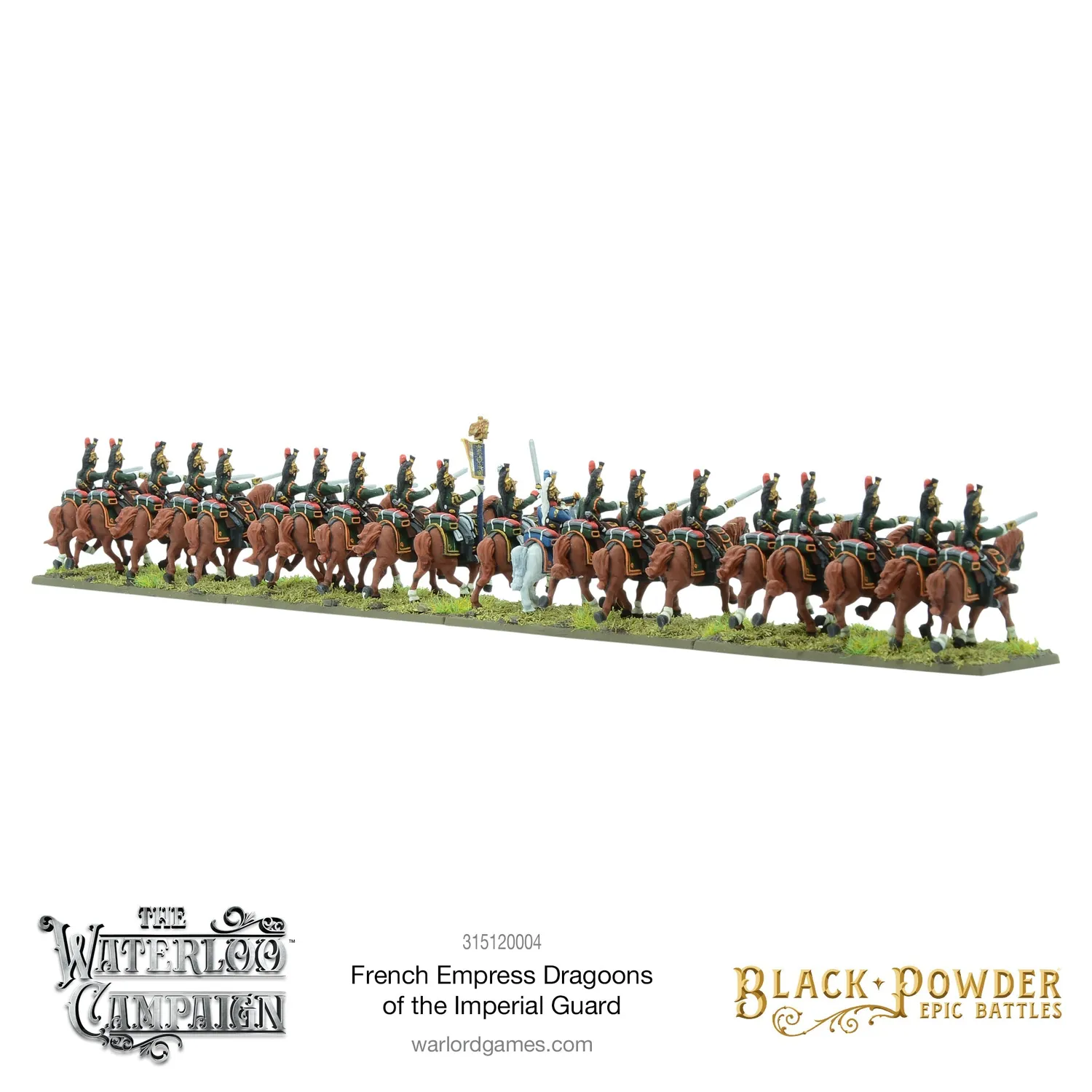 Black Powder Epic Waterloo Dragons Impératrice résine